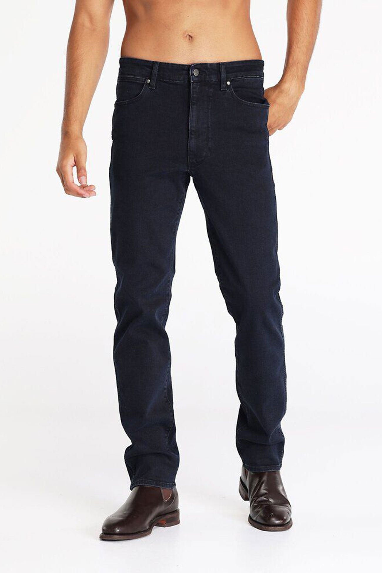 Slim Straight Jean Blue Black