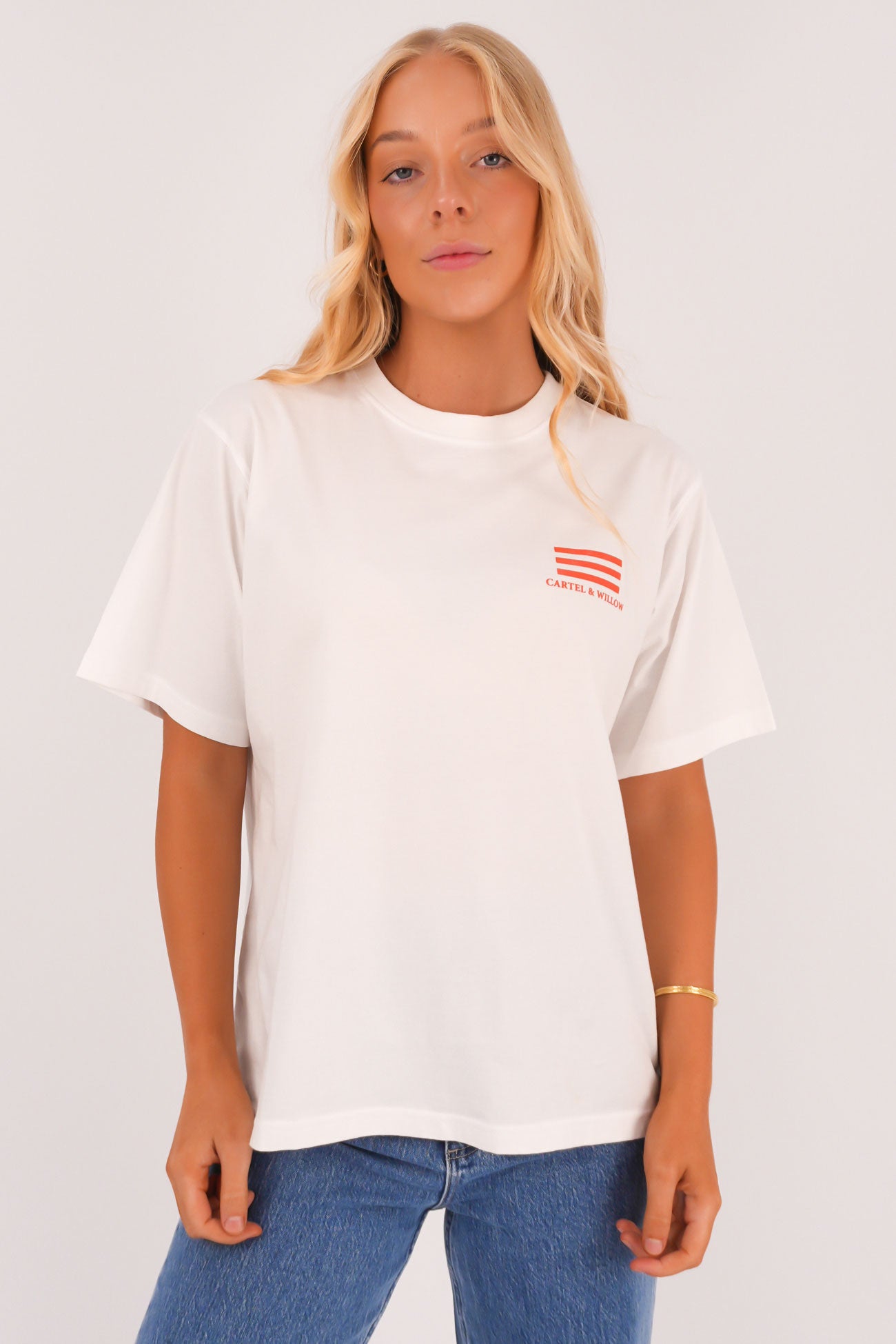 Sophie Tee Bar White