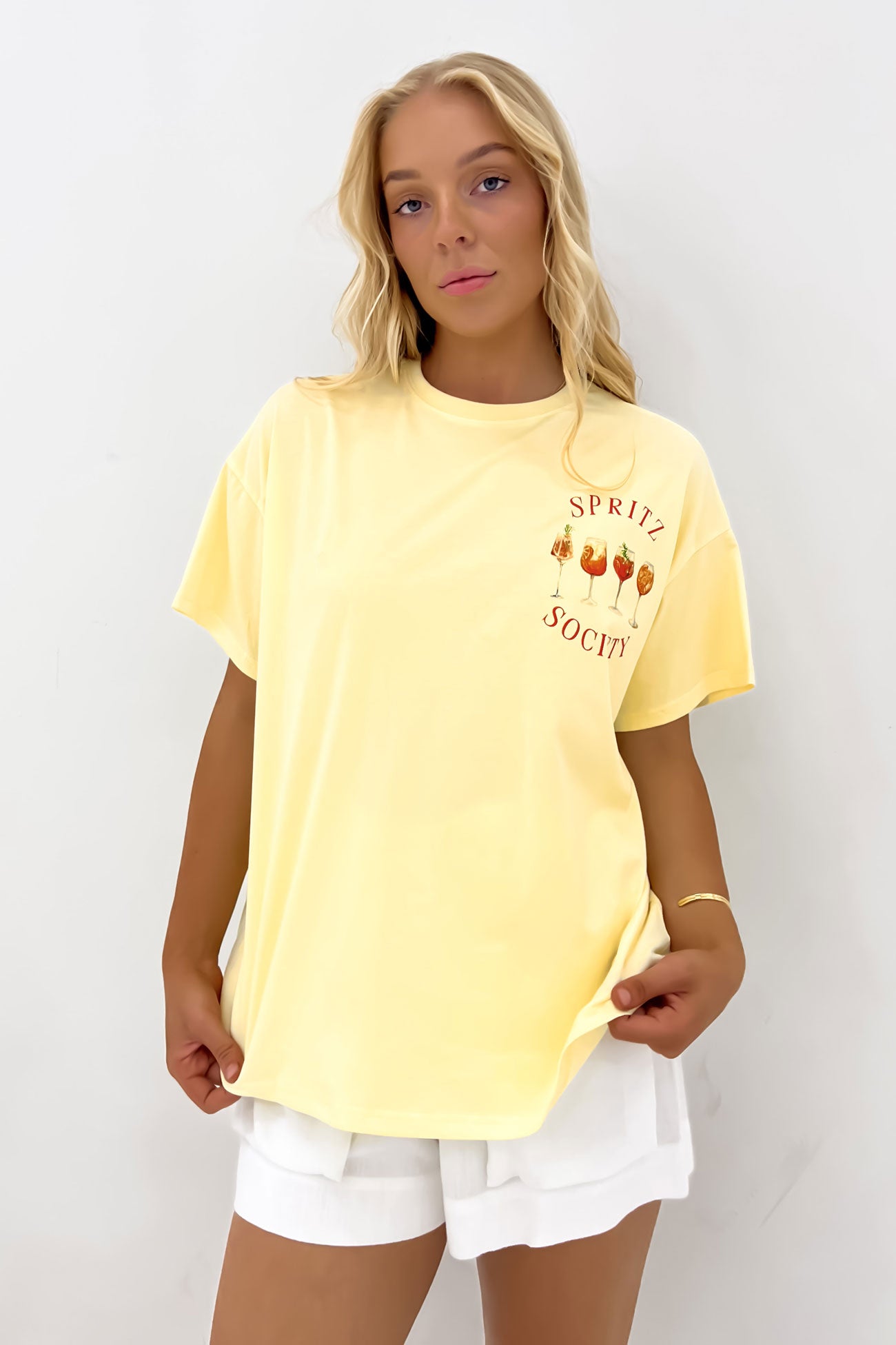 Spritz Society Tee Yellow