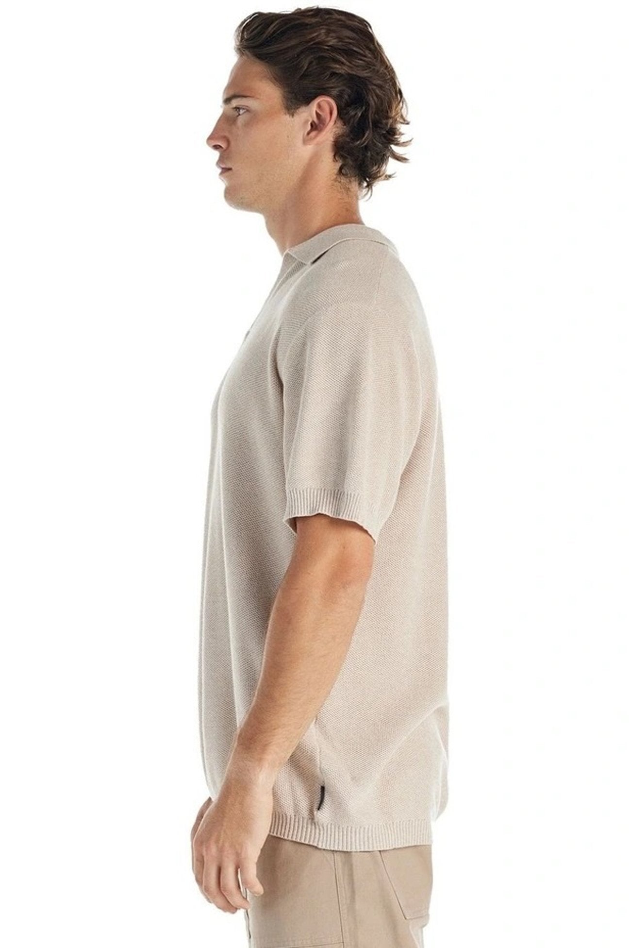 St Tropez Short Sleeve Shirt Oat