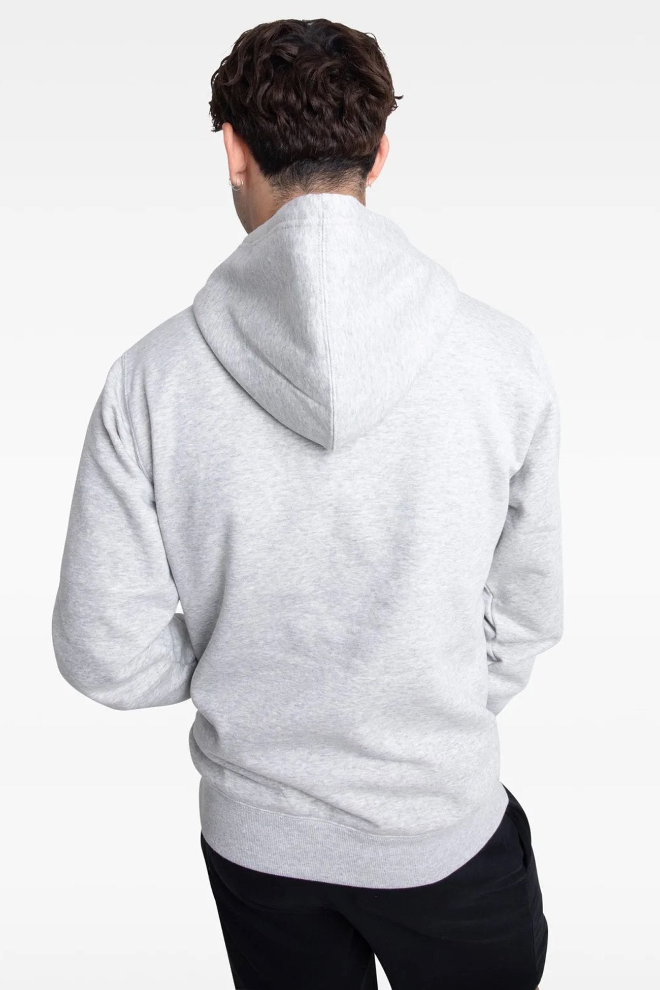 Star Chevron Core Hoodie Grey Marle