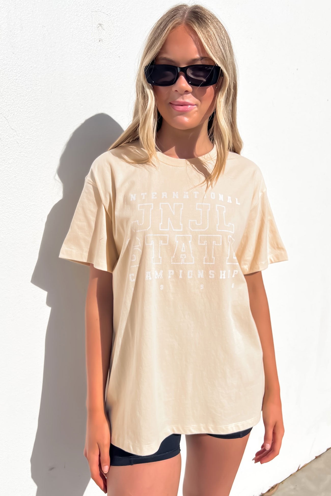 State International Tee Beige