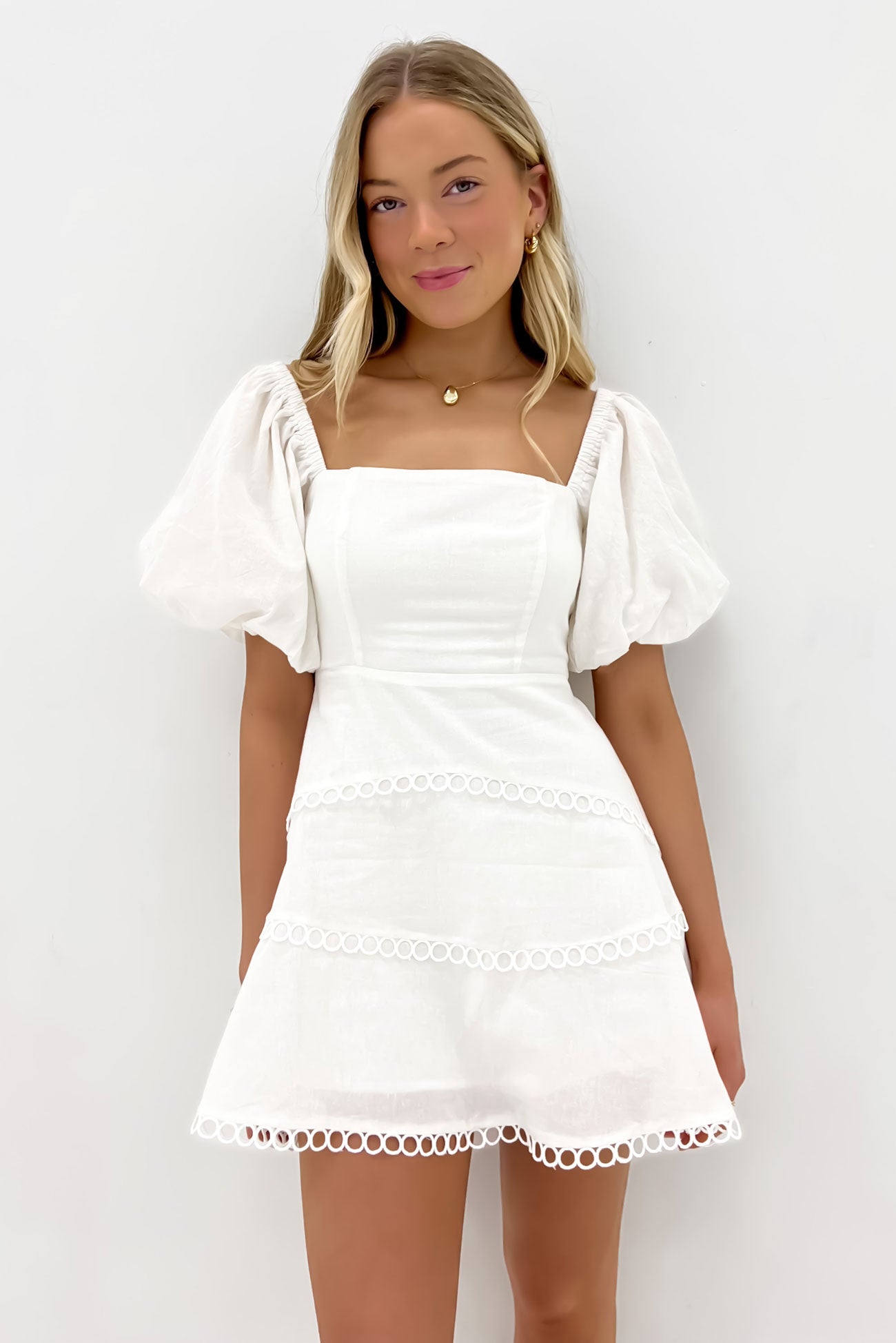 Steele Mini Dress White