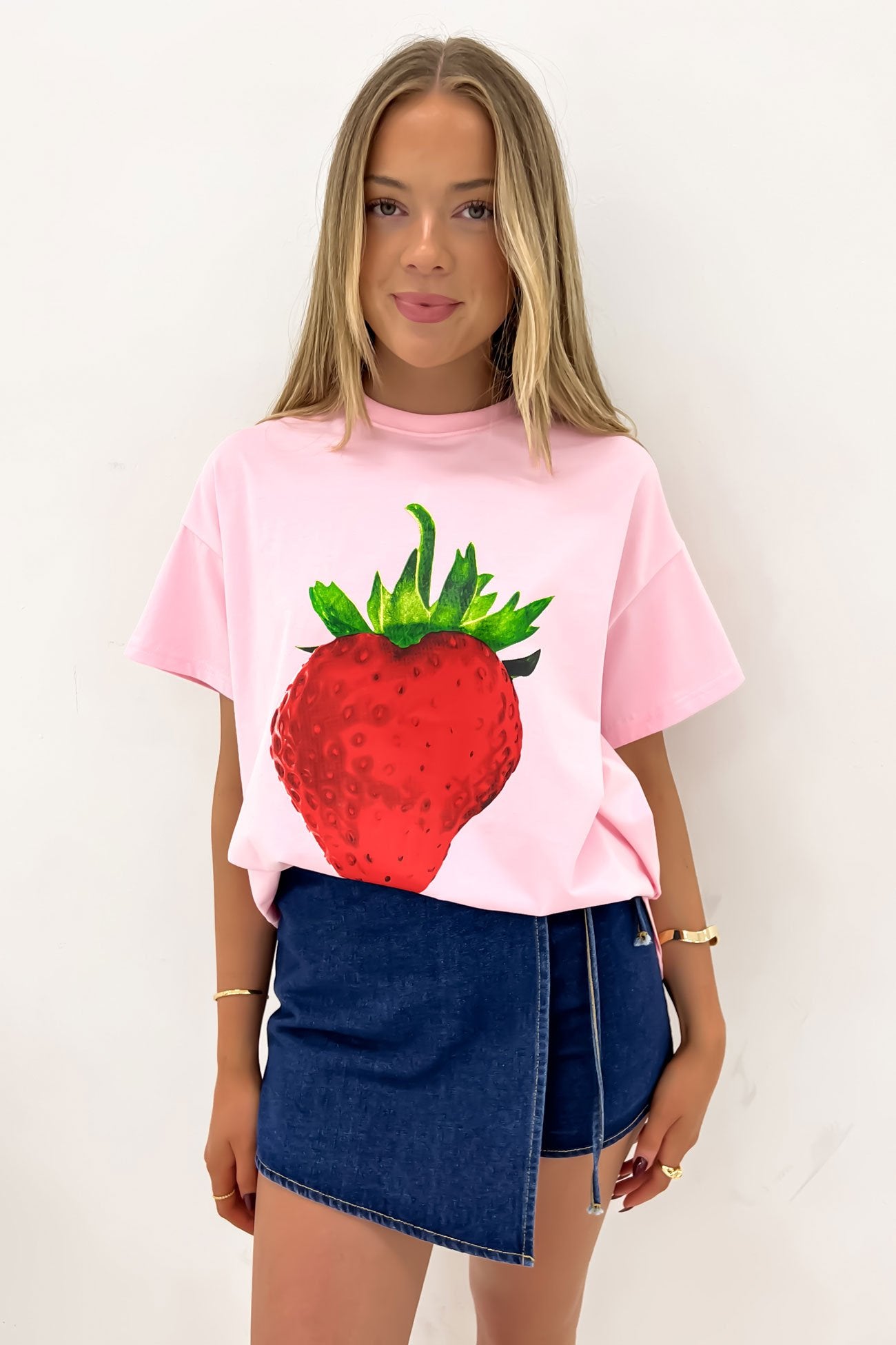 Strawberry Tee Pink