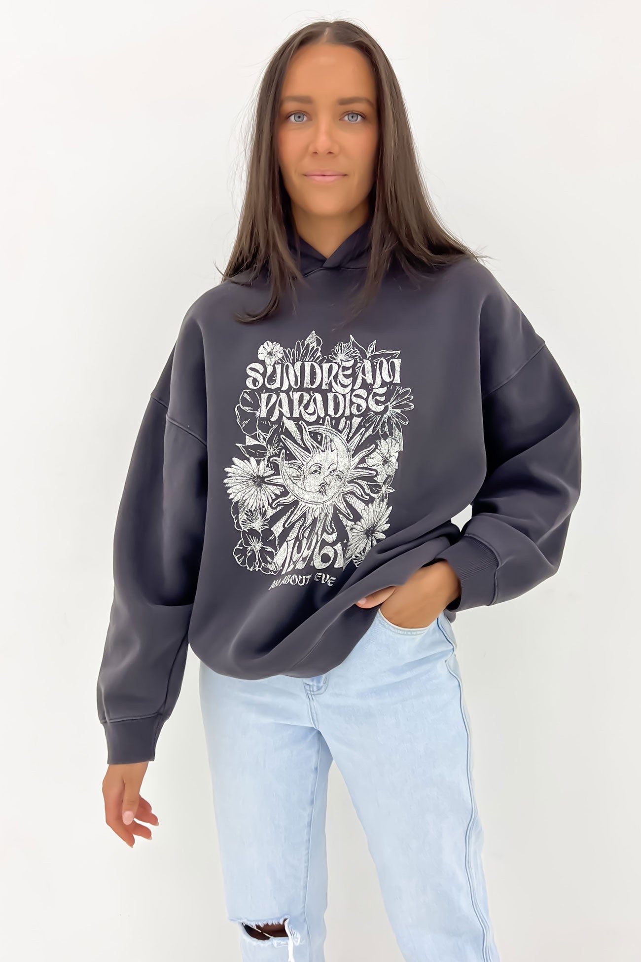 Sundream Hoody Washed Black