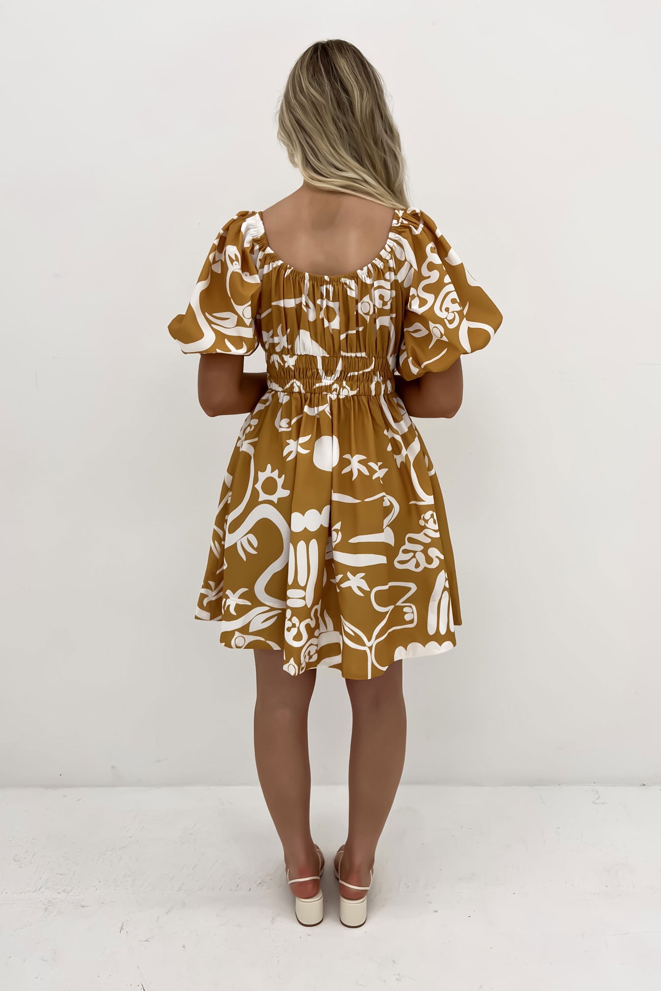 Tate Mini Dress Mustard