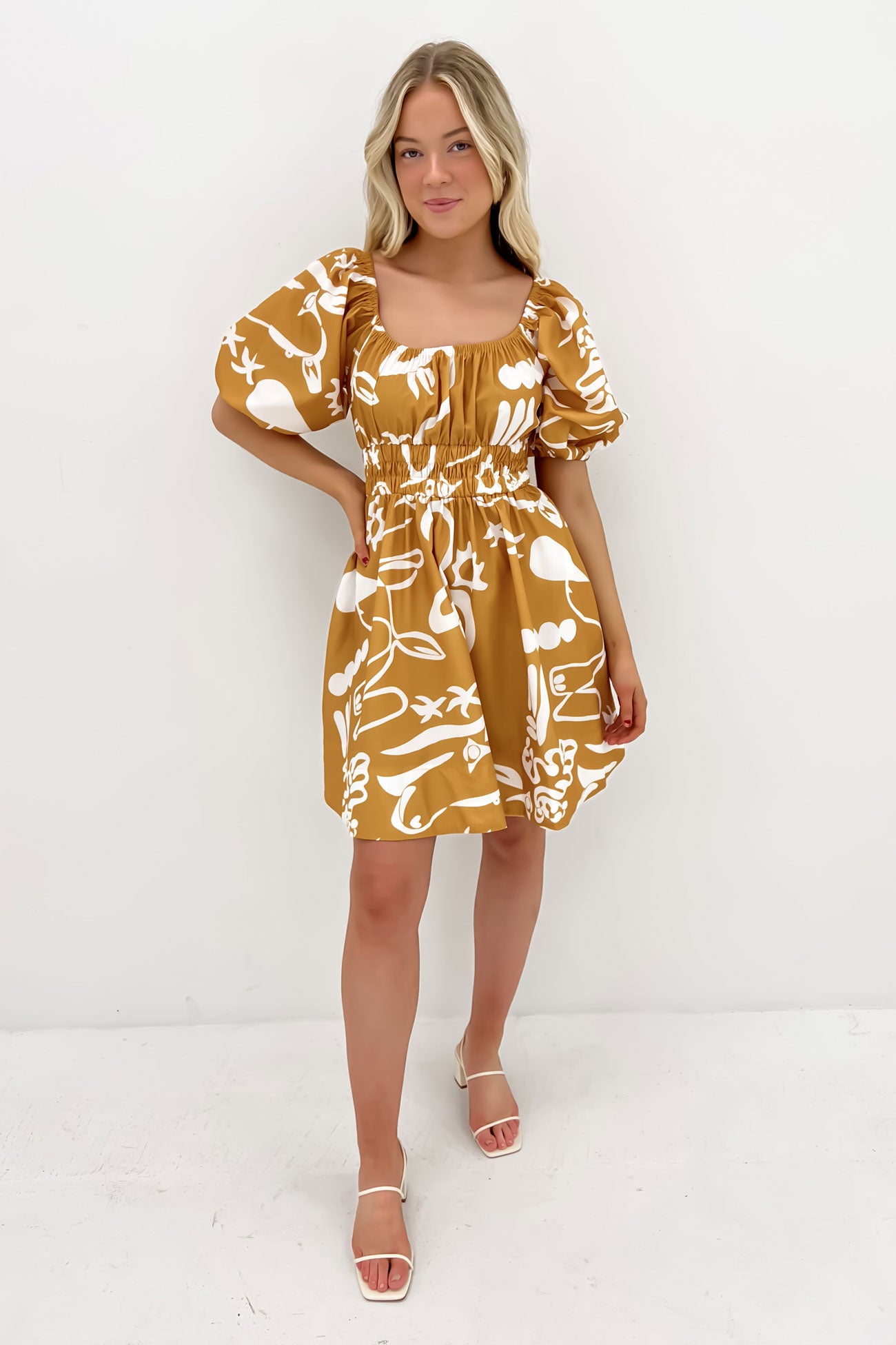 Tate Mini Dress Mustard