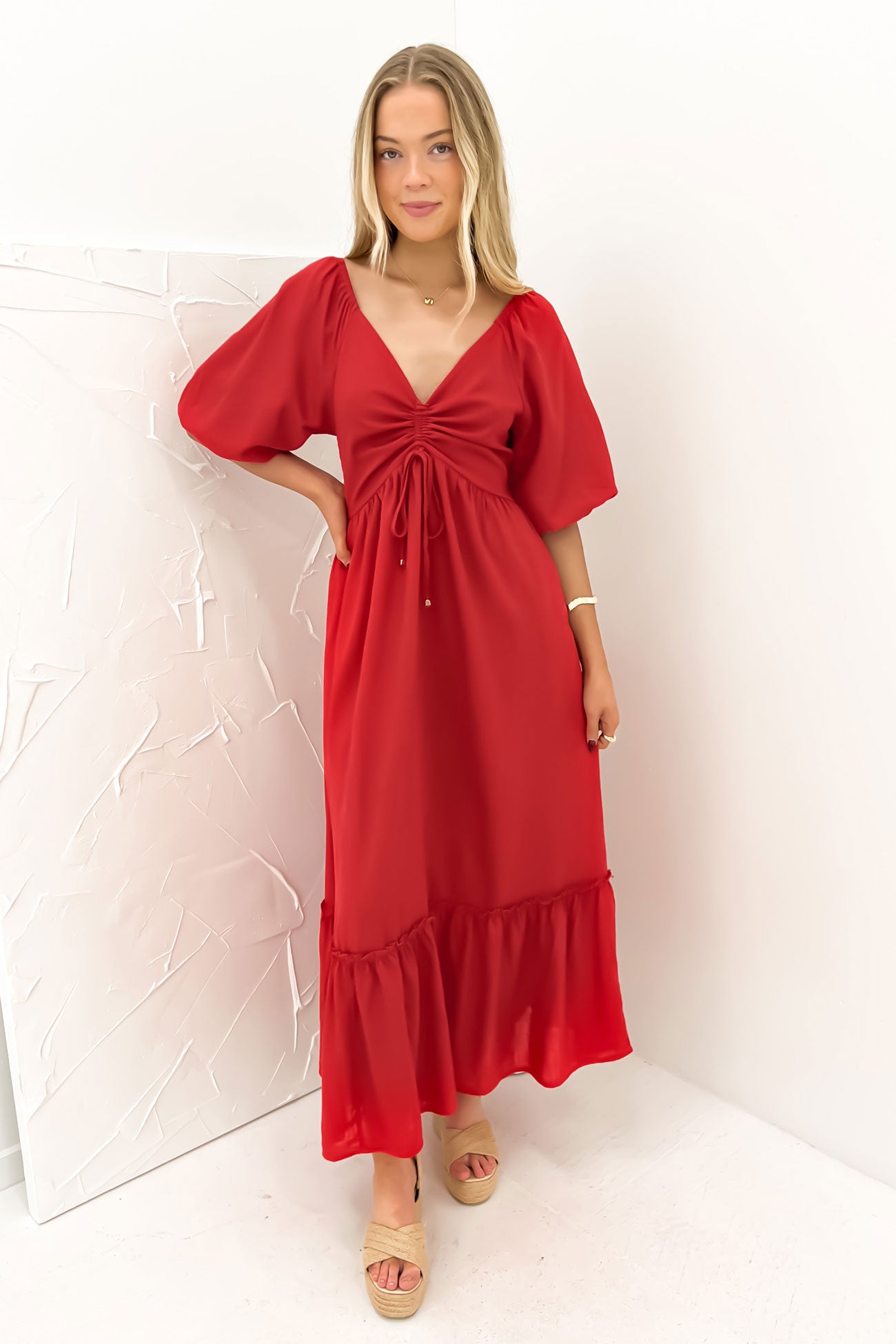 Tayten Maxi Dress Red