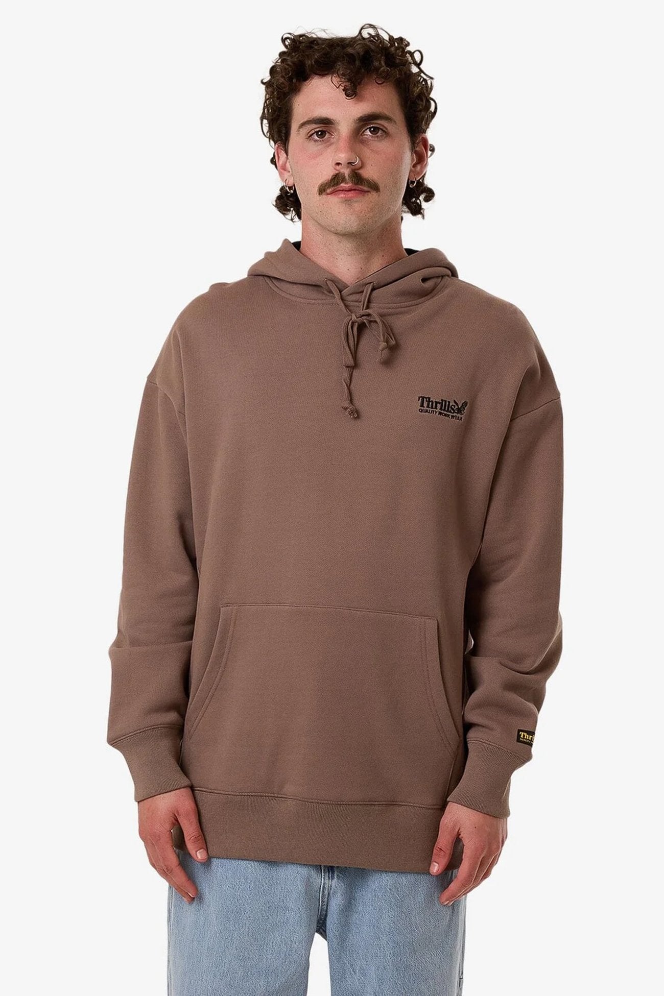 Thrills Union Slouch Pull On Hood Falcon