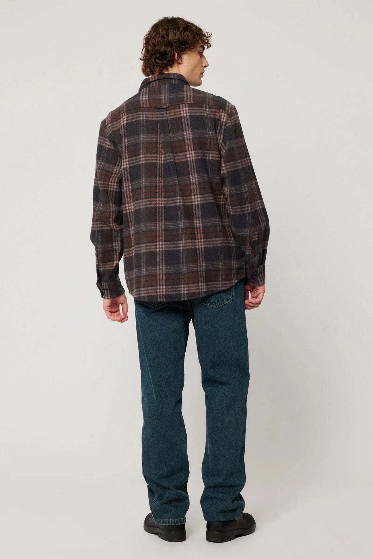 Trailer Check Shirt Brown Check