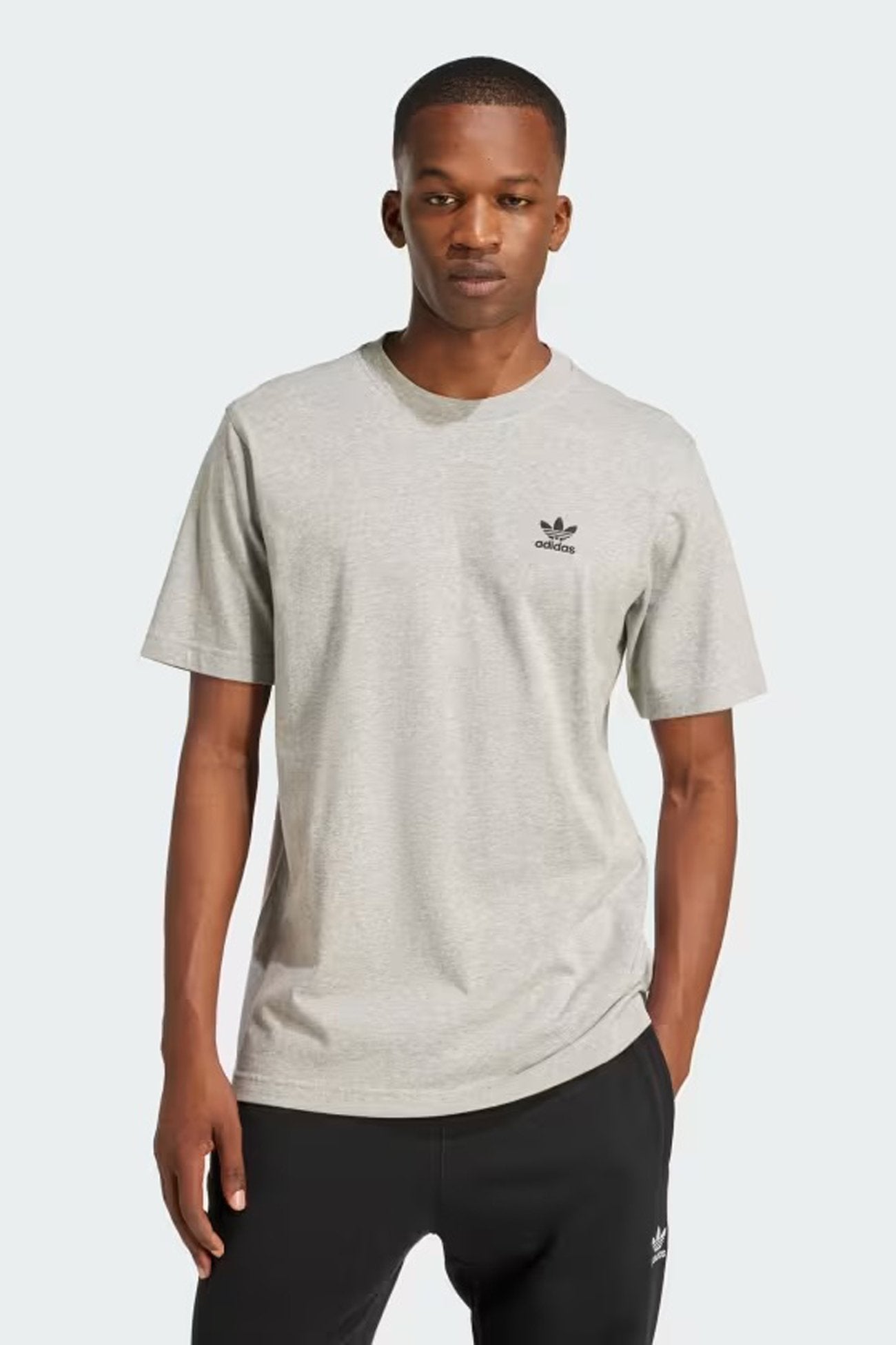 Trefoil Essential Tee Medium Grey Heather