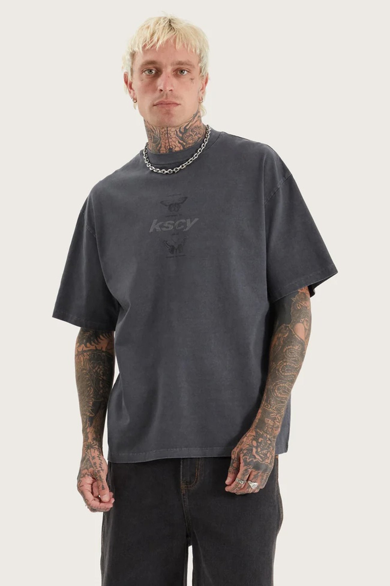 Tretio Street Tee Pigment Asphalt