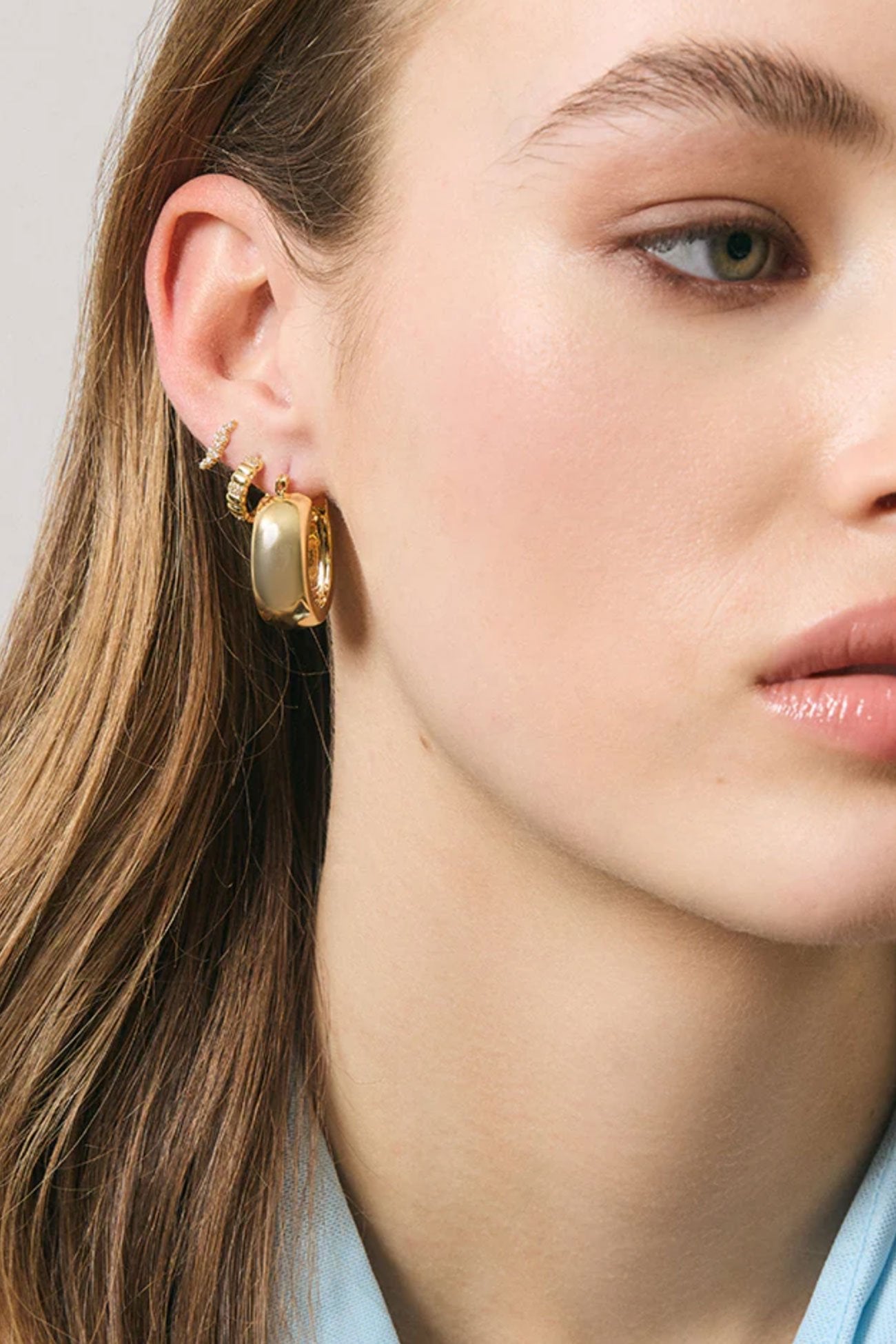 Tullulah Studs Gold