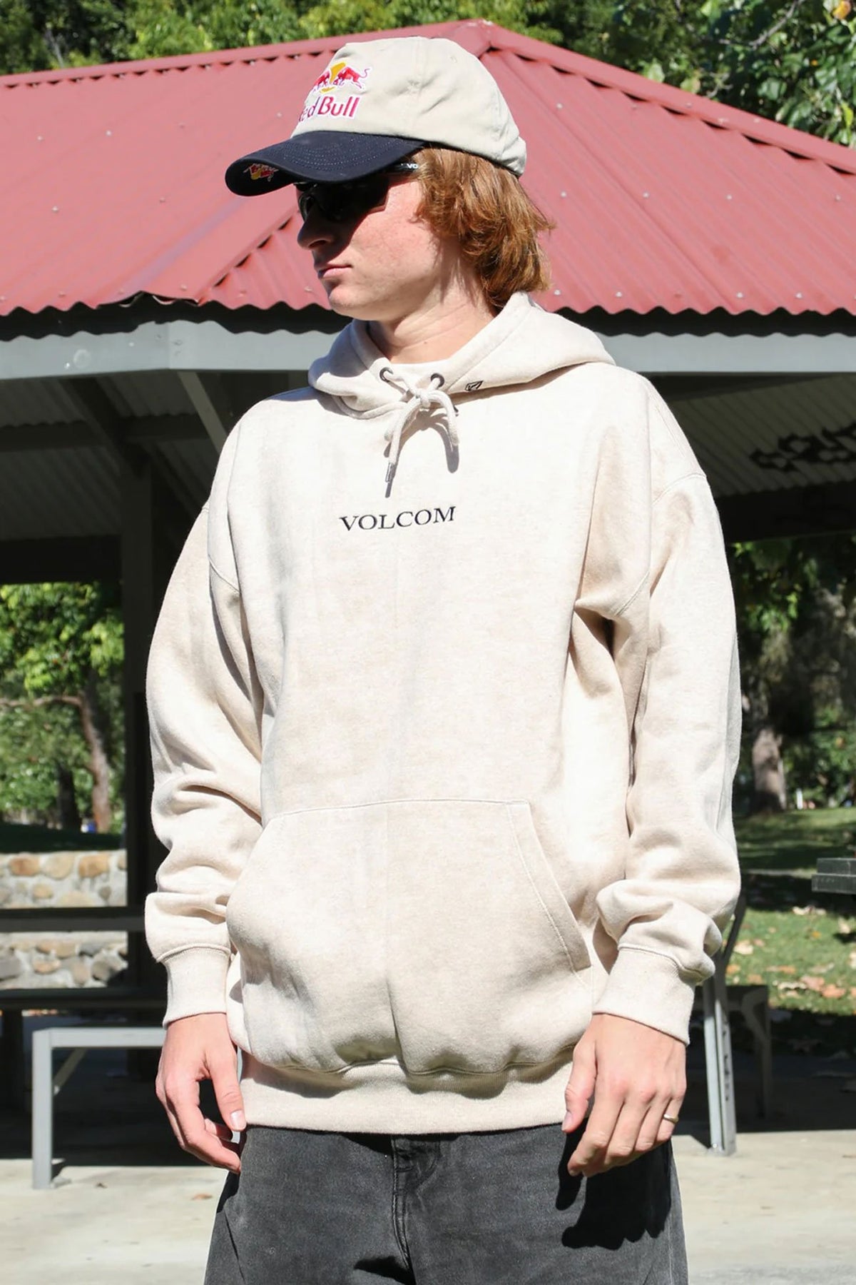 Volcom Stone Pullover Fleece Dust Heather Jean Jail