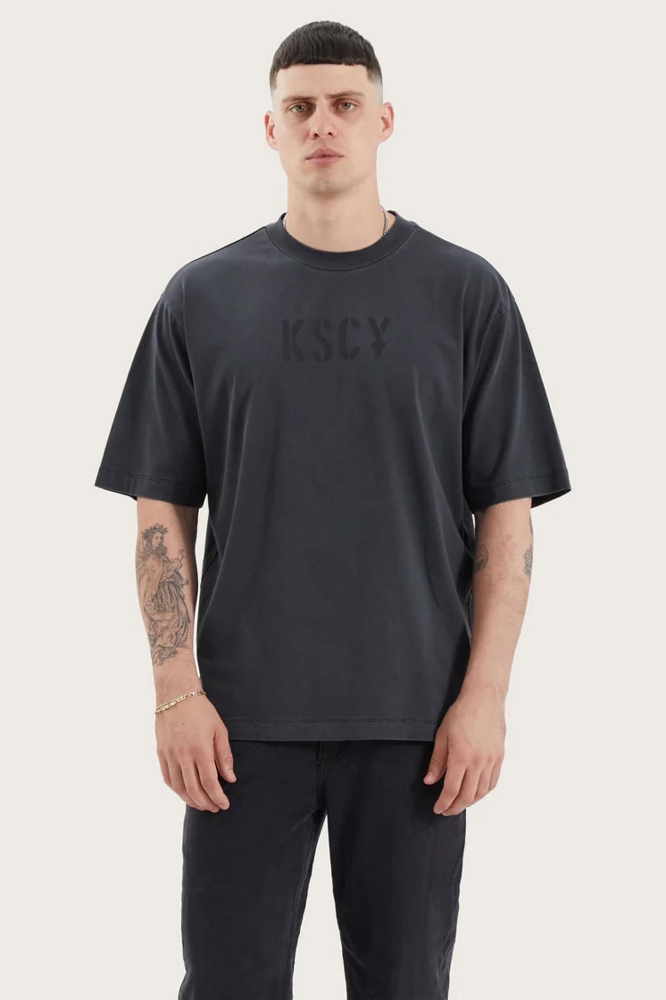 Wissle Oversized Tee Pigment Black