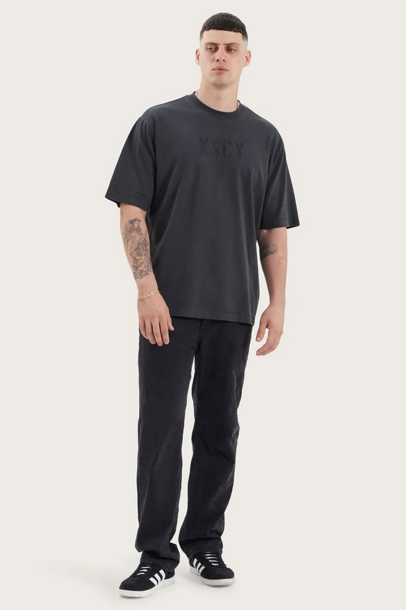 Wissle Oversized Tee Pigment Black