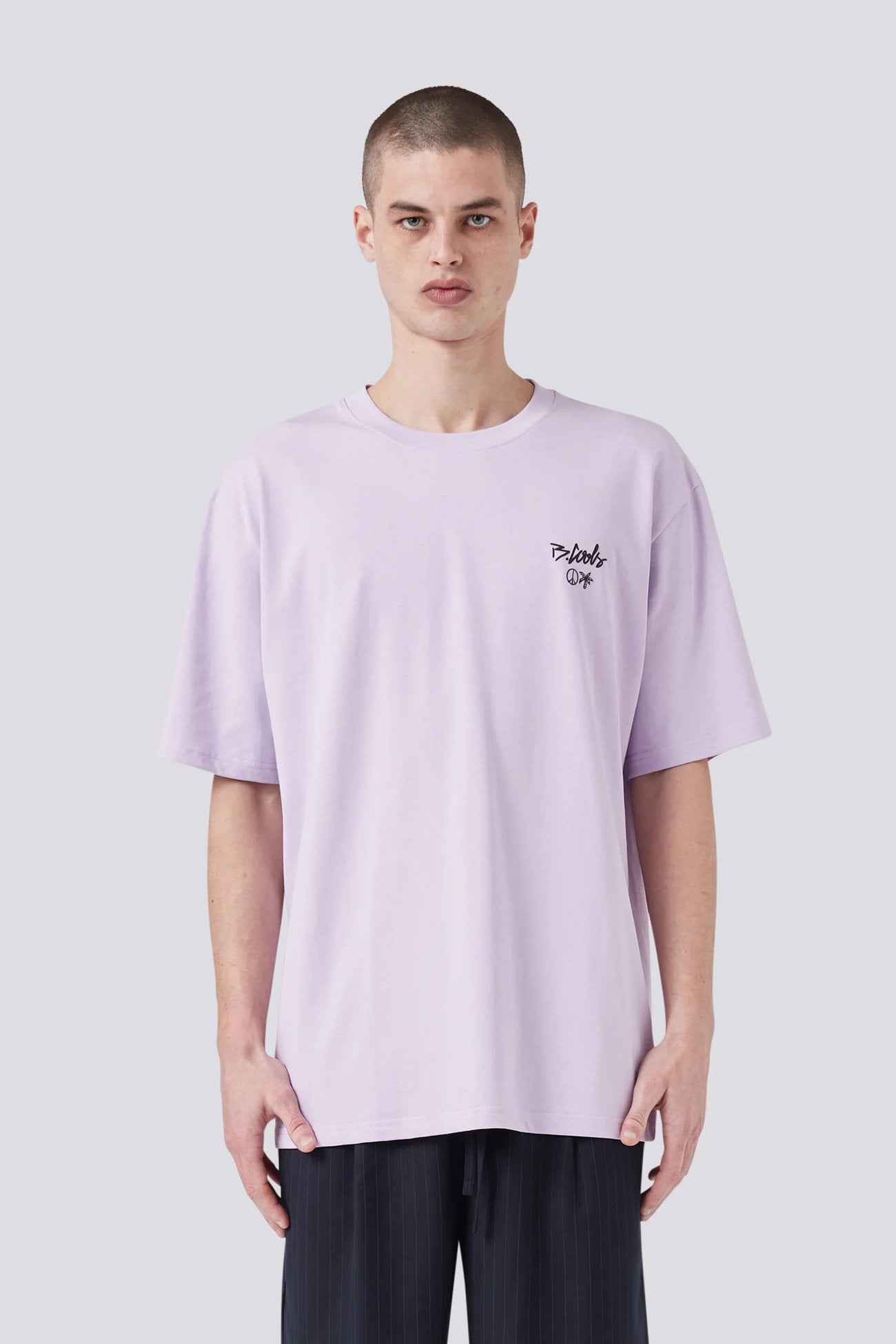 YC Tee Sky Faded Lilac