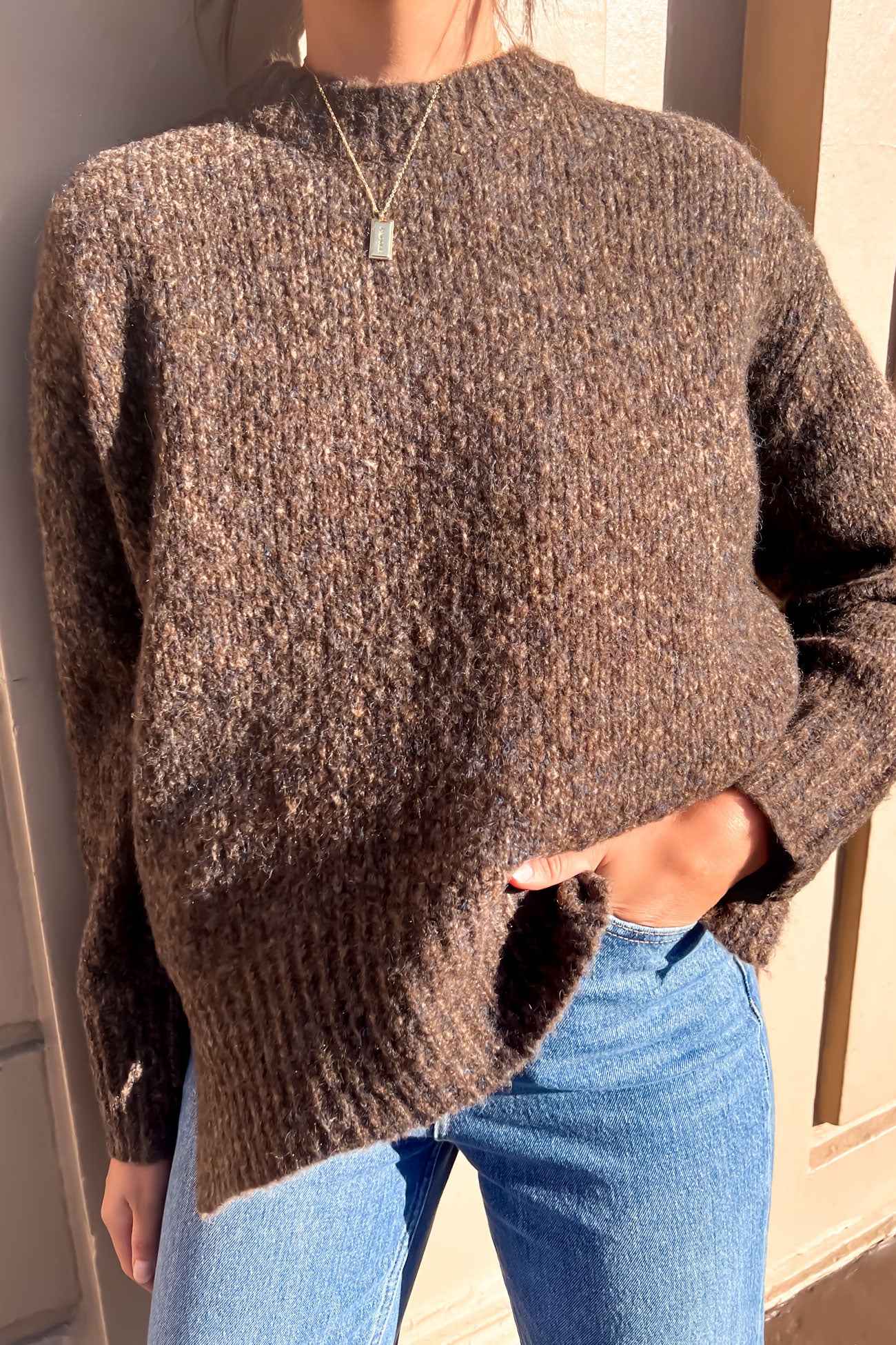 Zahara Knit Chocolate