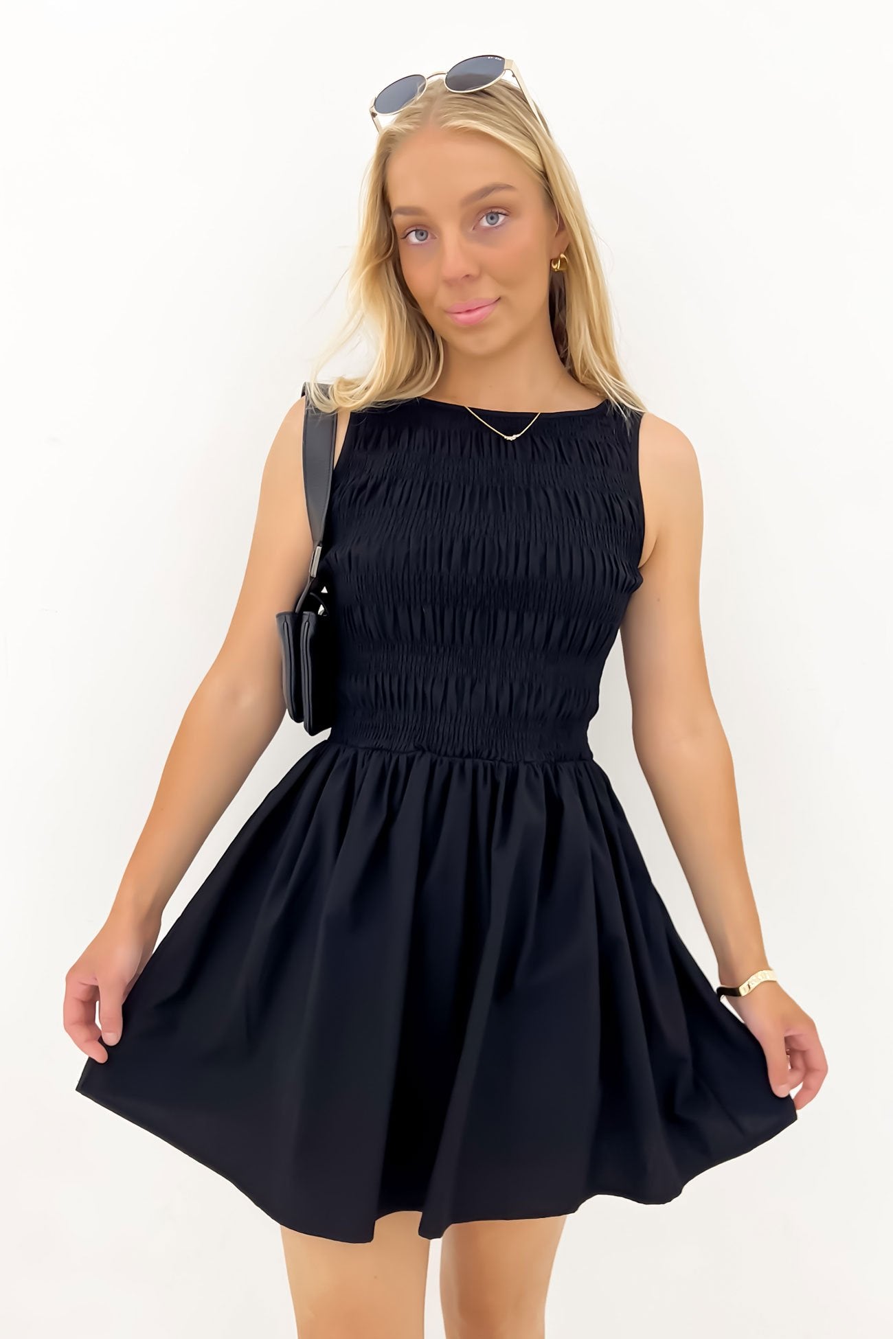 Zayne Mini Dress Black