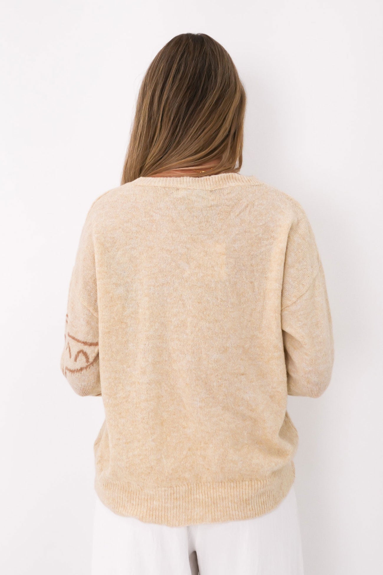 Zeke Knit Jumper Cream