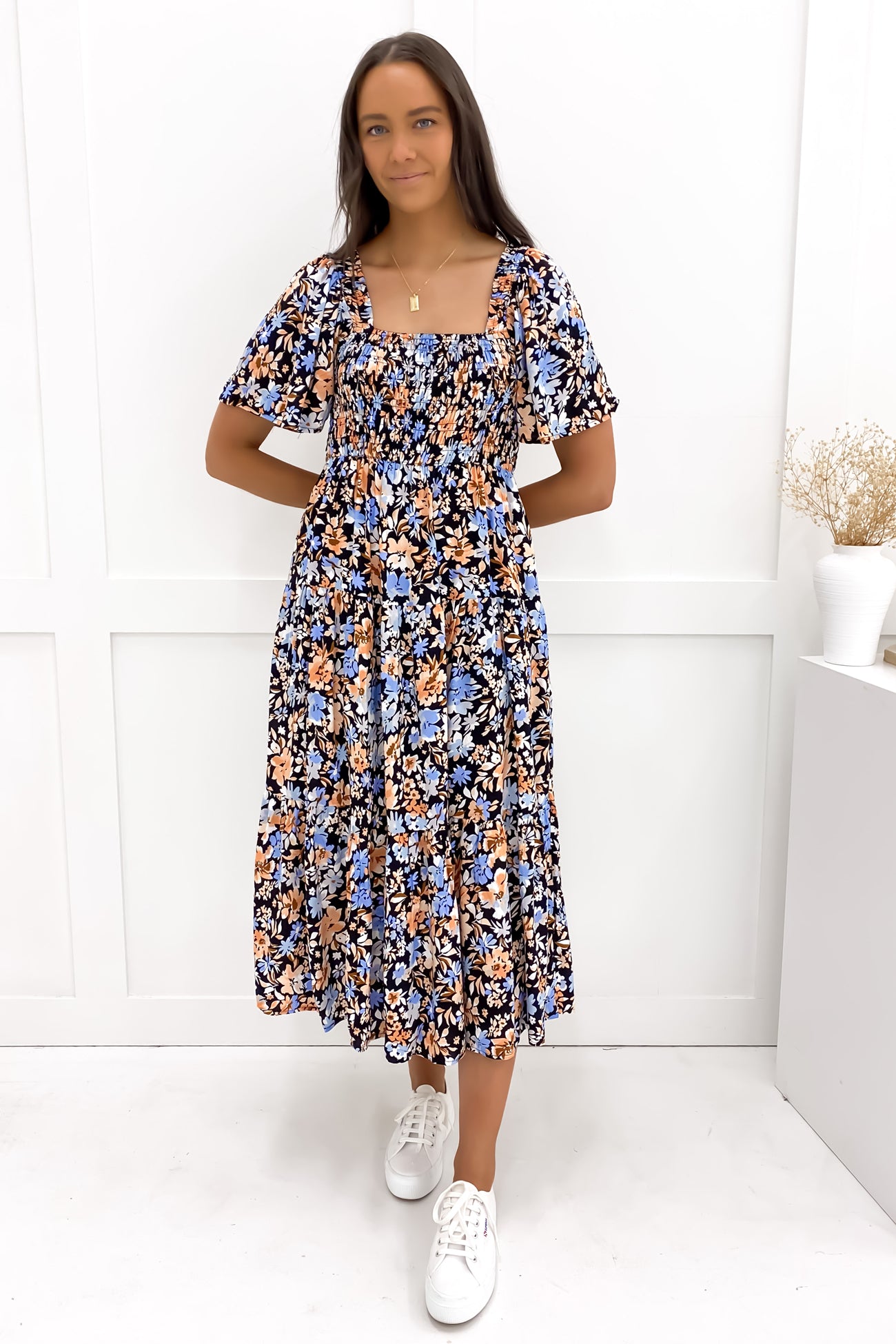 Zoe Midi Dress Multi