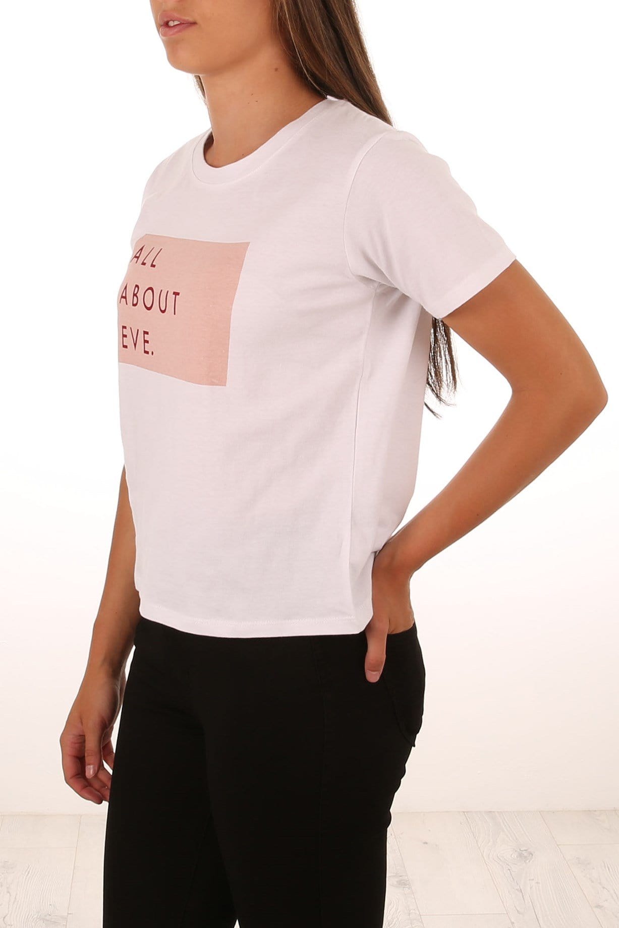 All About Eve Label Tee White All About Eve - Jean Jail