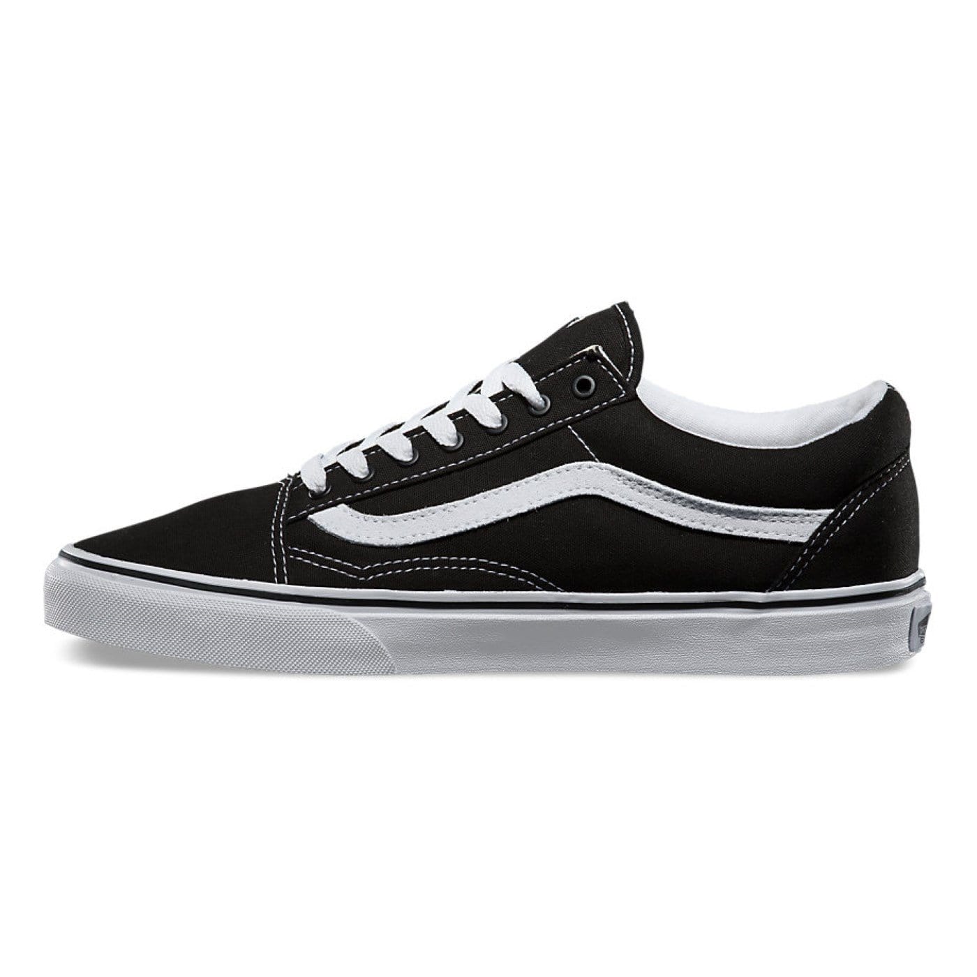 Old Skool Black White Vans - Jean Jail