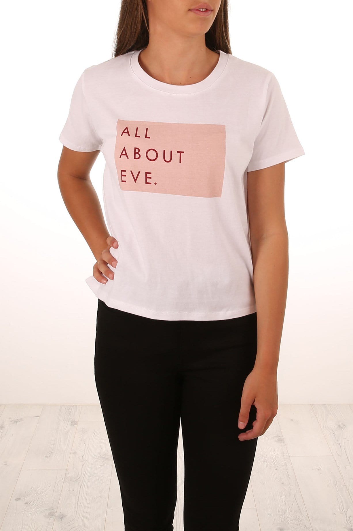 All About Eve Label Tee White All About Eve - Jean Jail