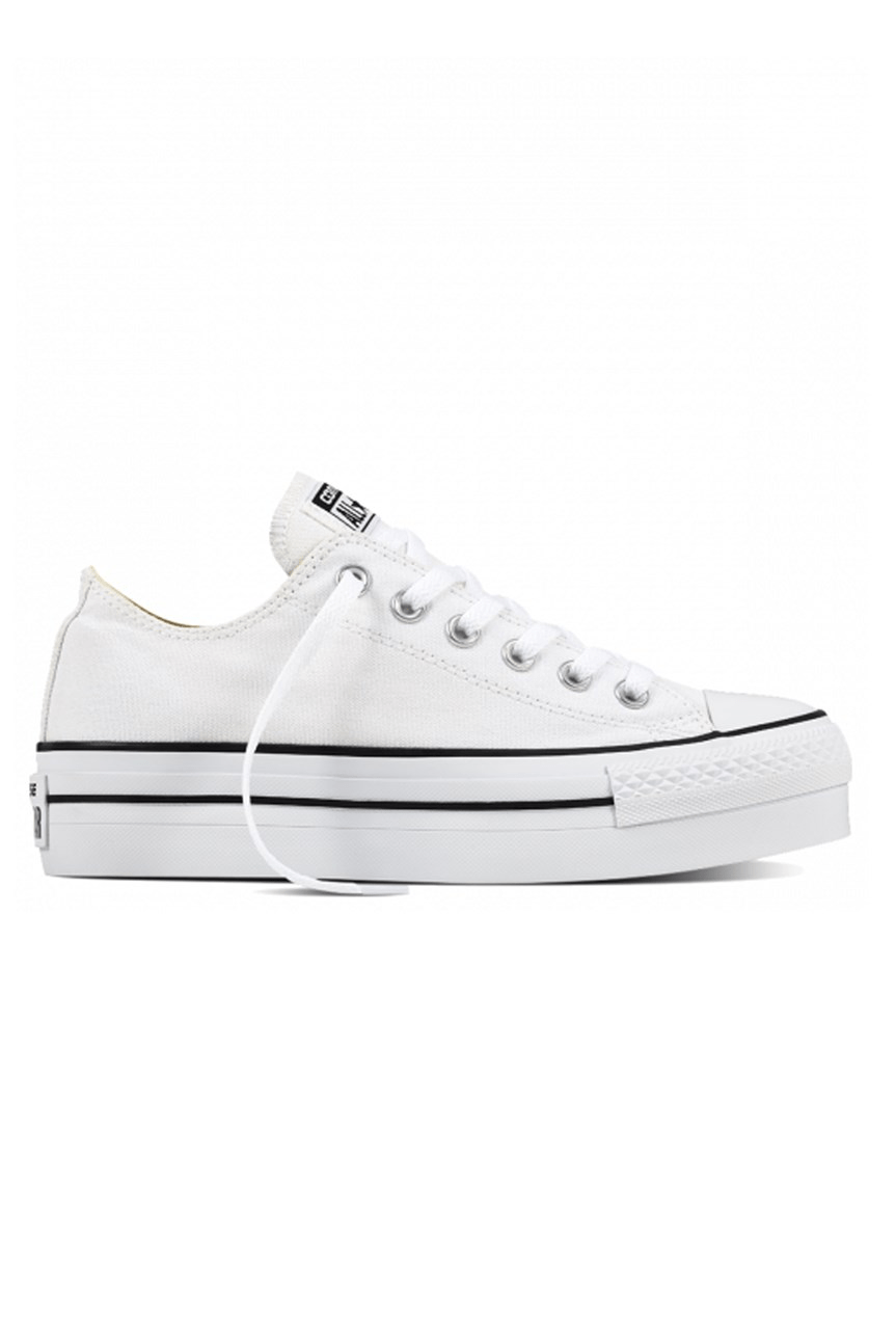 Chuck Taylor All Star Canvas Lift Low Top White