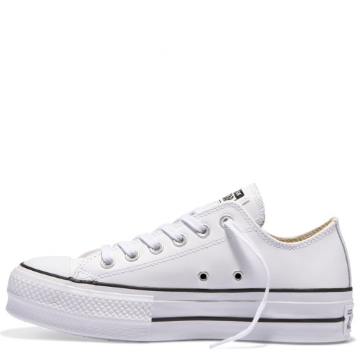 Chuck Taylor All Star Lift Clean Leather Low Top White