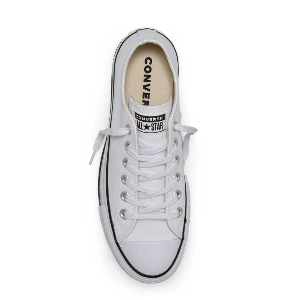 Chuck Taylor All Star Lift Clean Leather Low Top White