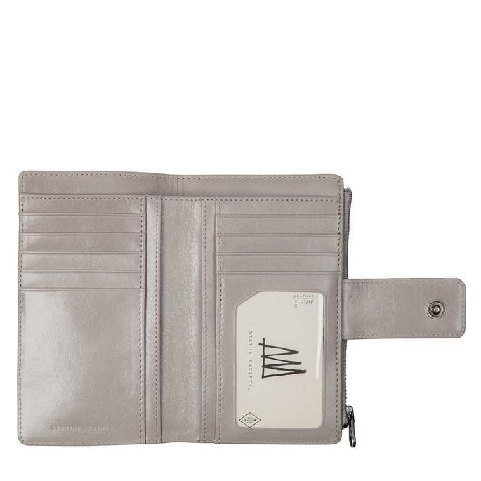 Outsider Wallet Light Grey Status Anxiety - Jean Jail