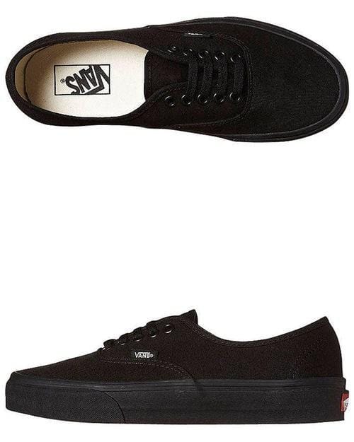 Full black vans top cheap