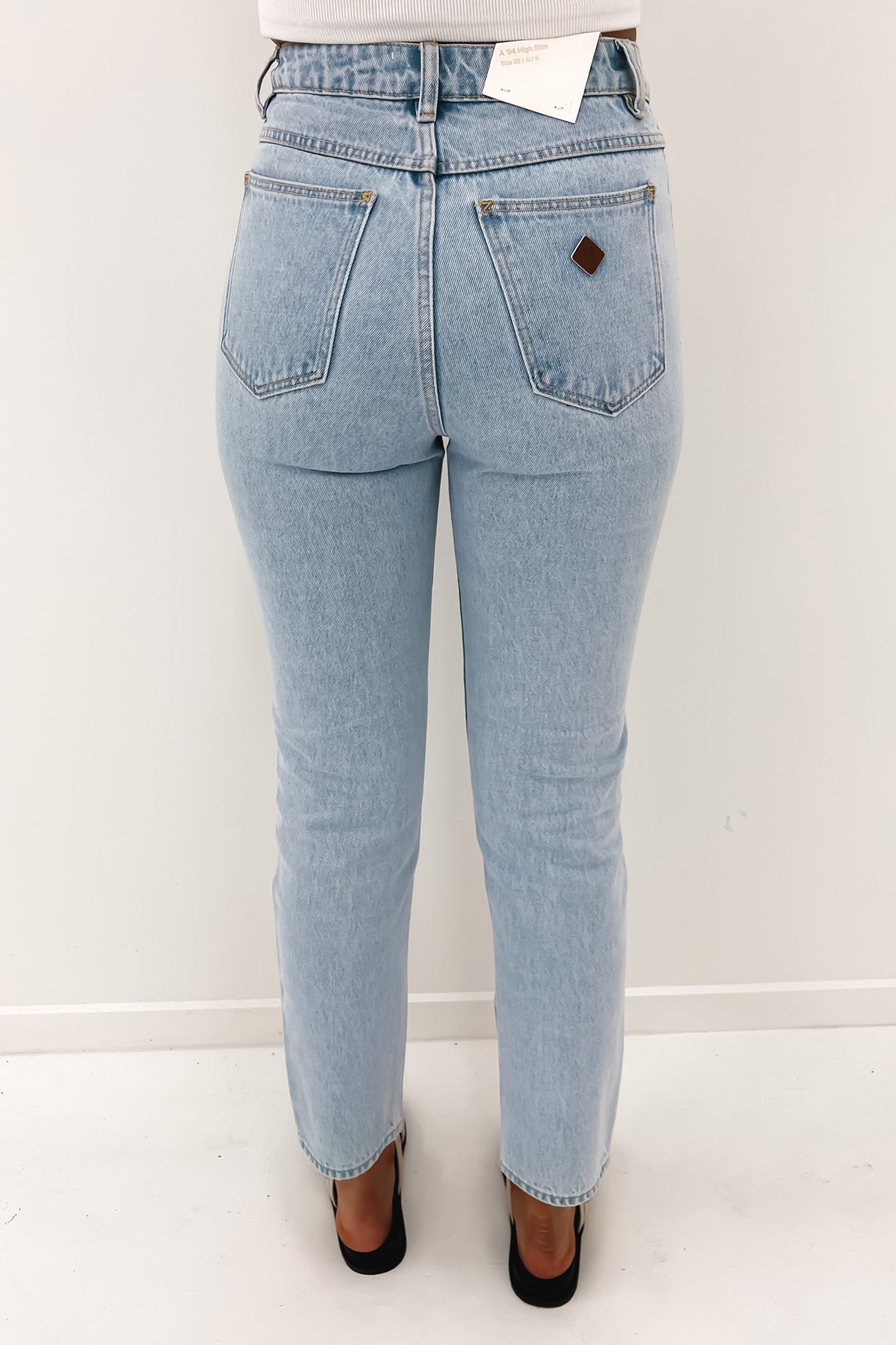 A 94 High Slim Jean Dawn Stone