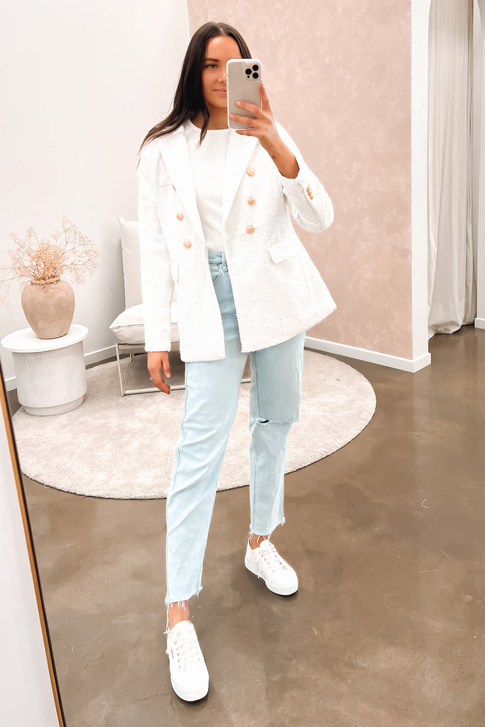 Abigail Blazer White - Jean Jail