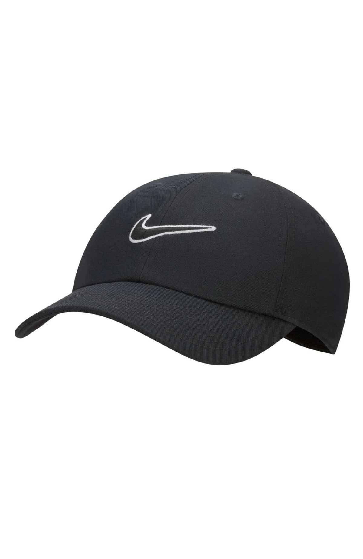 Nike swoosh cheap cap black