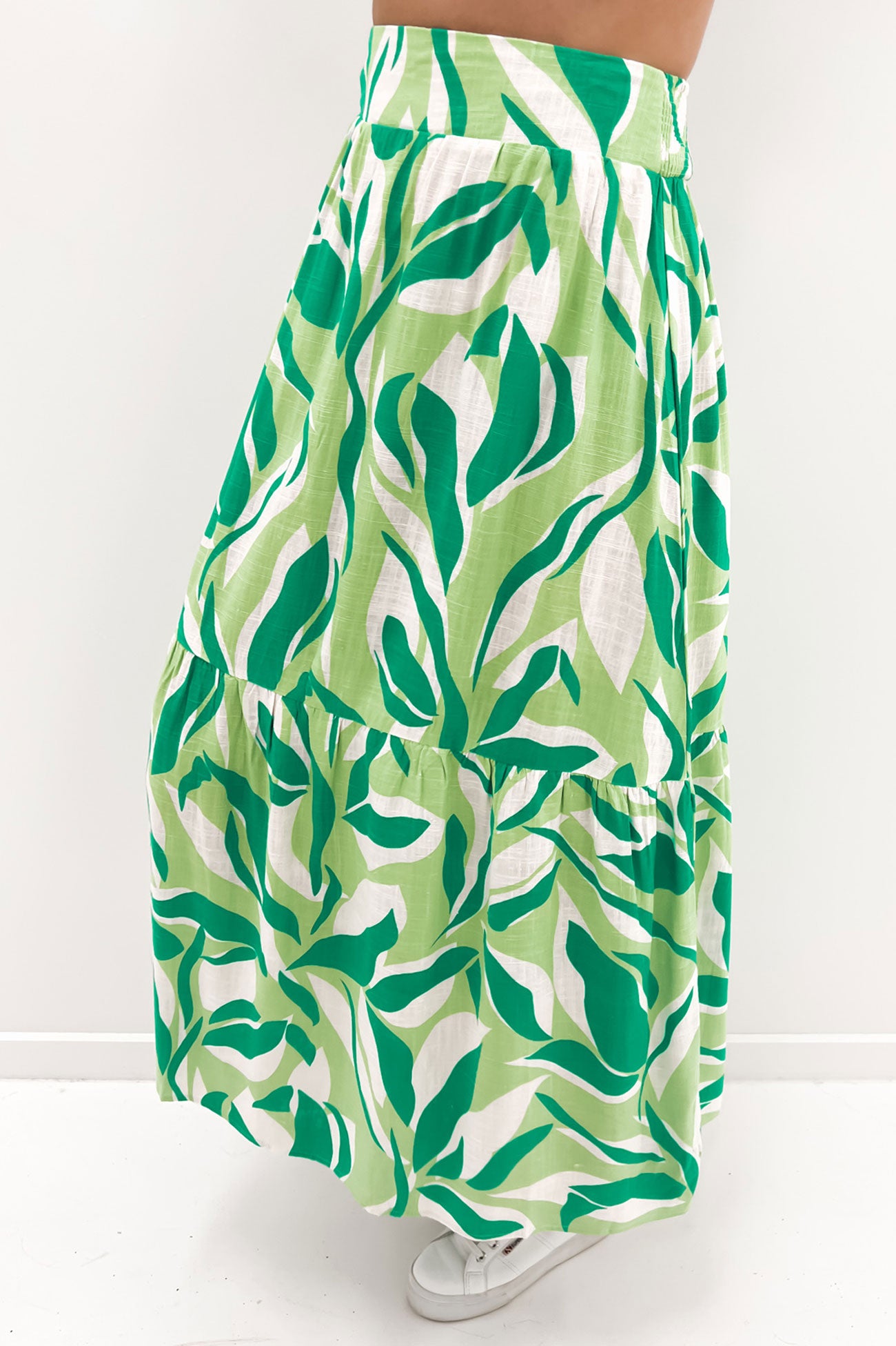 Adison Maxi Skirt Green