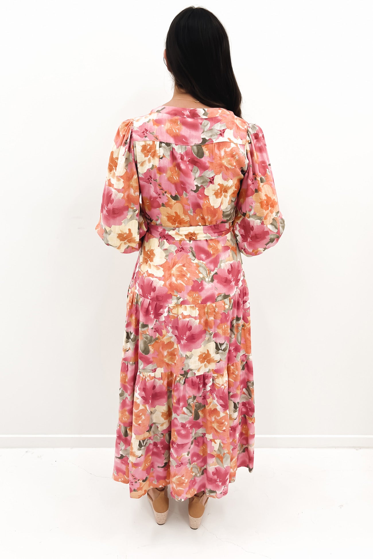 Alannah Maxi Dress Pink Floral