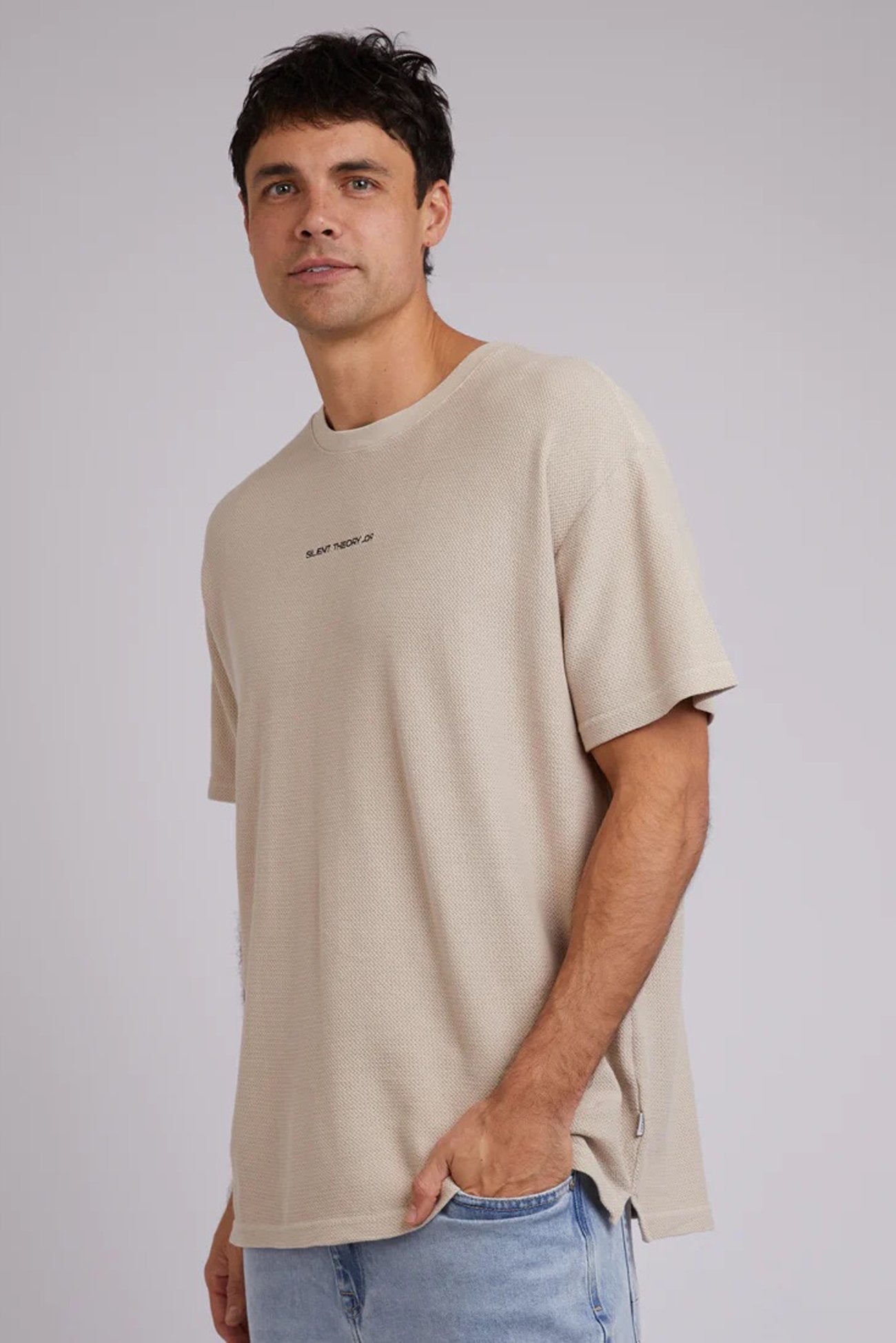 All Day Logo Tee Beige