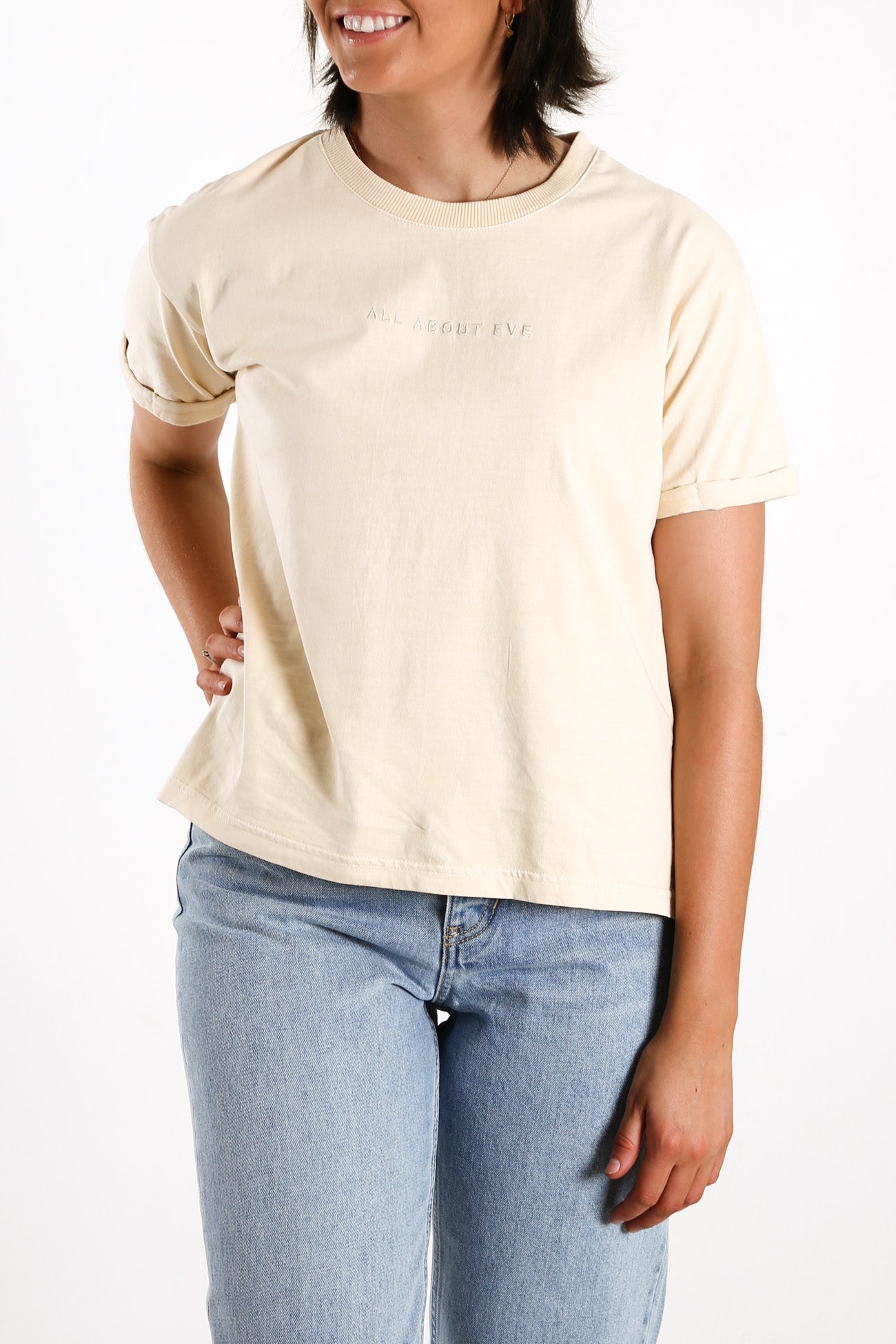 All About Eve Washed Tee Beige