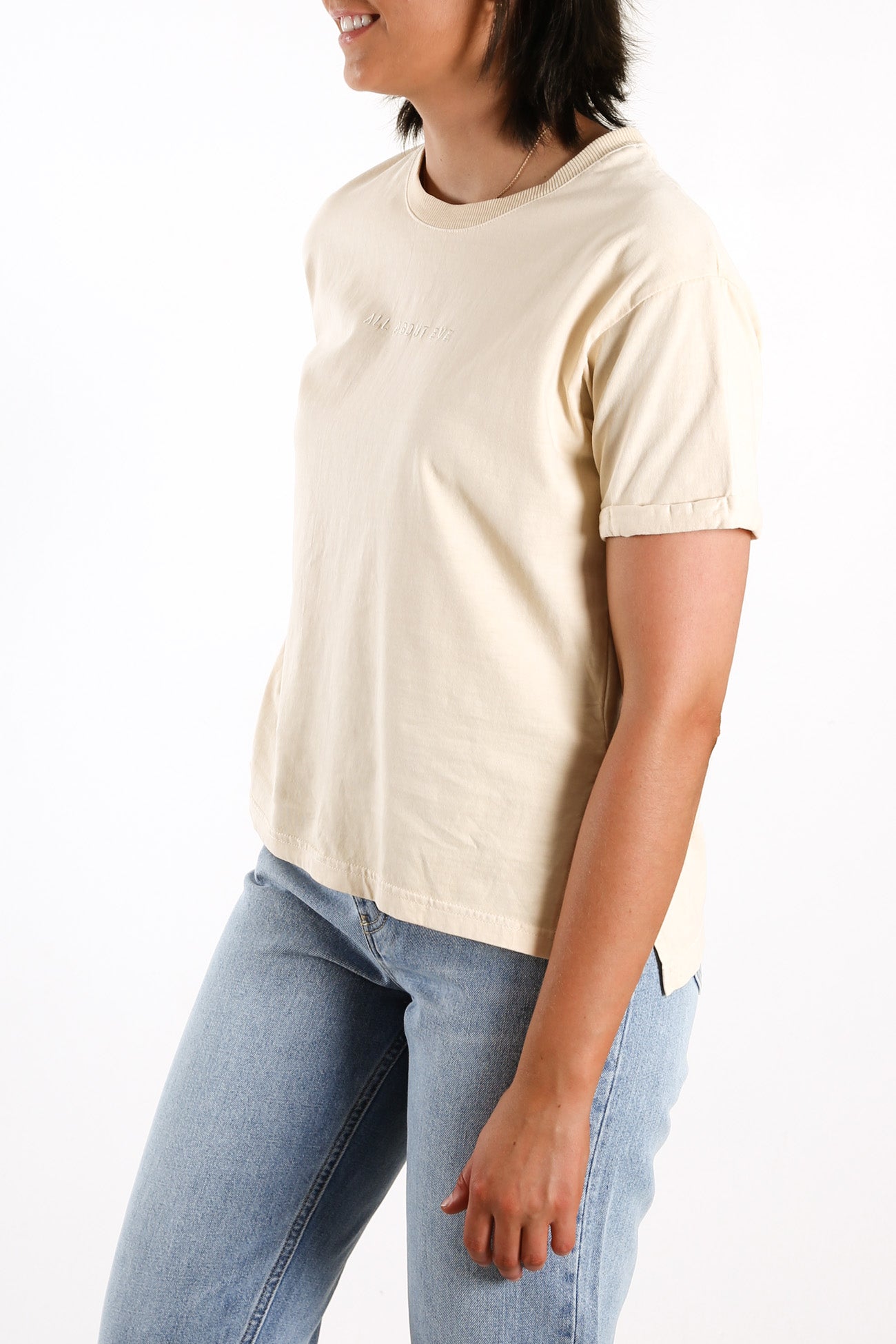 All About Eve Washed Tee Beige