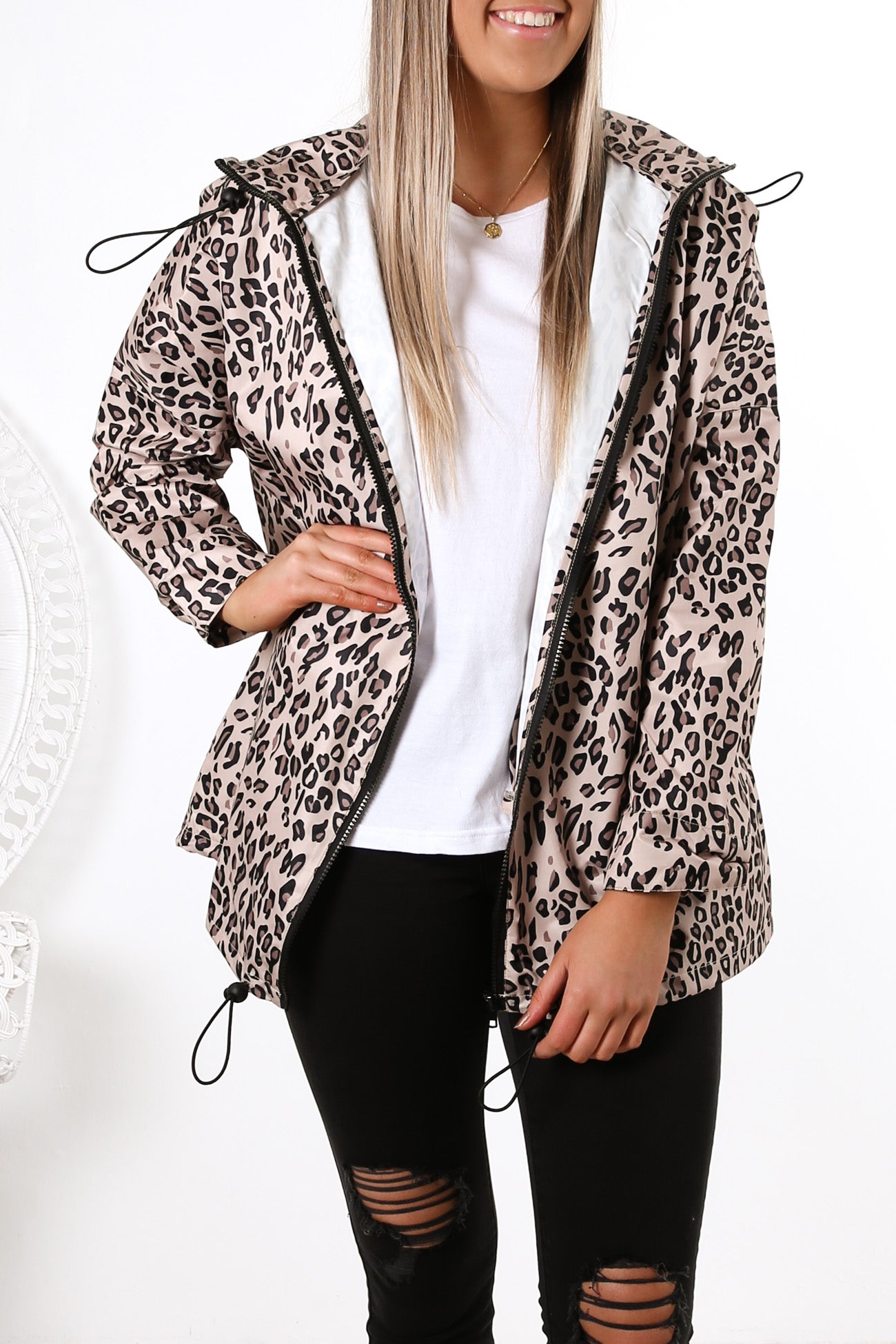 Alla Spray Jacket Leopard