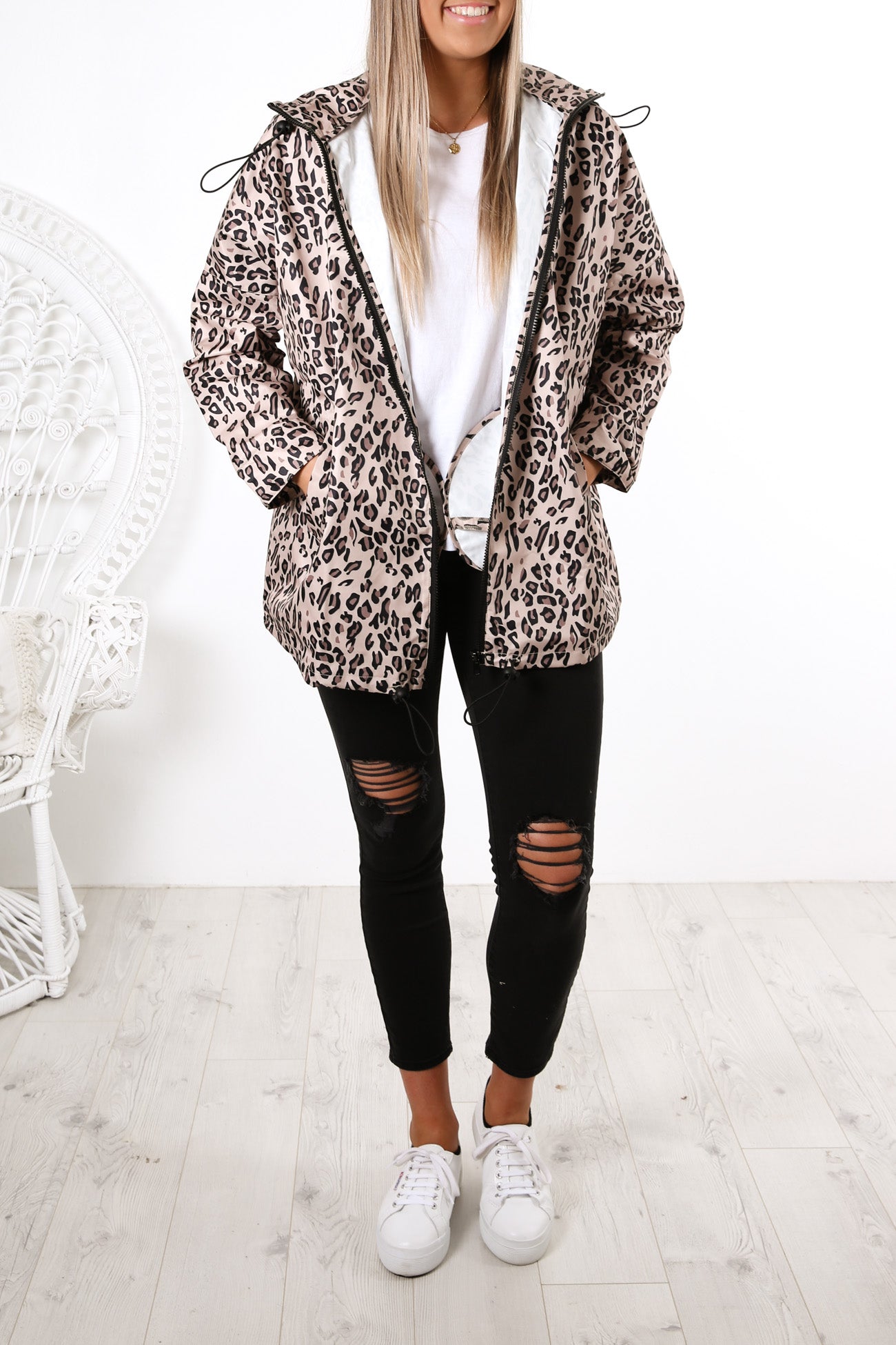 Alla Spray Jacket Leopard