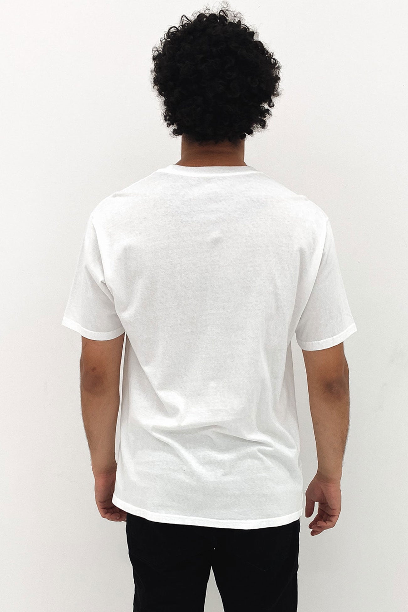 Alpha Line Short Sleeve Relaxed Tee White Garment Dye