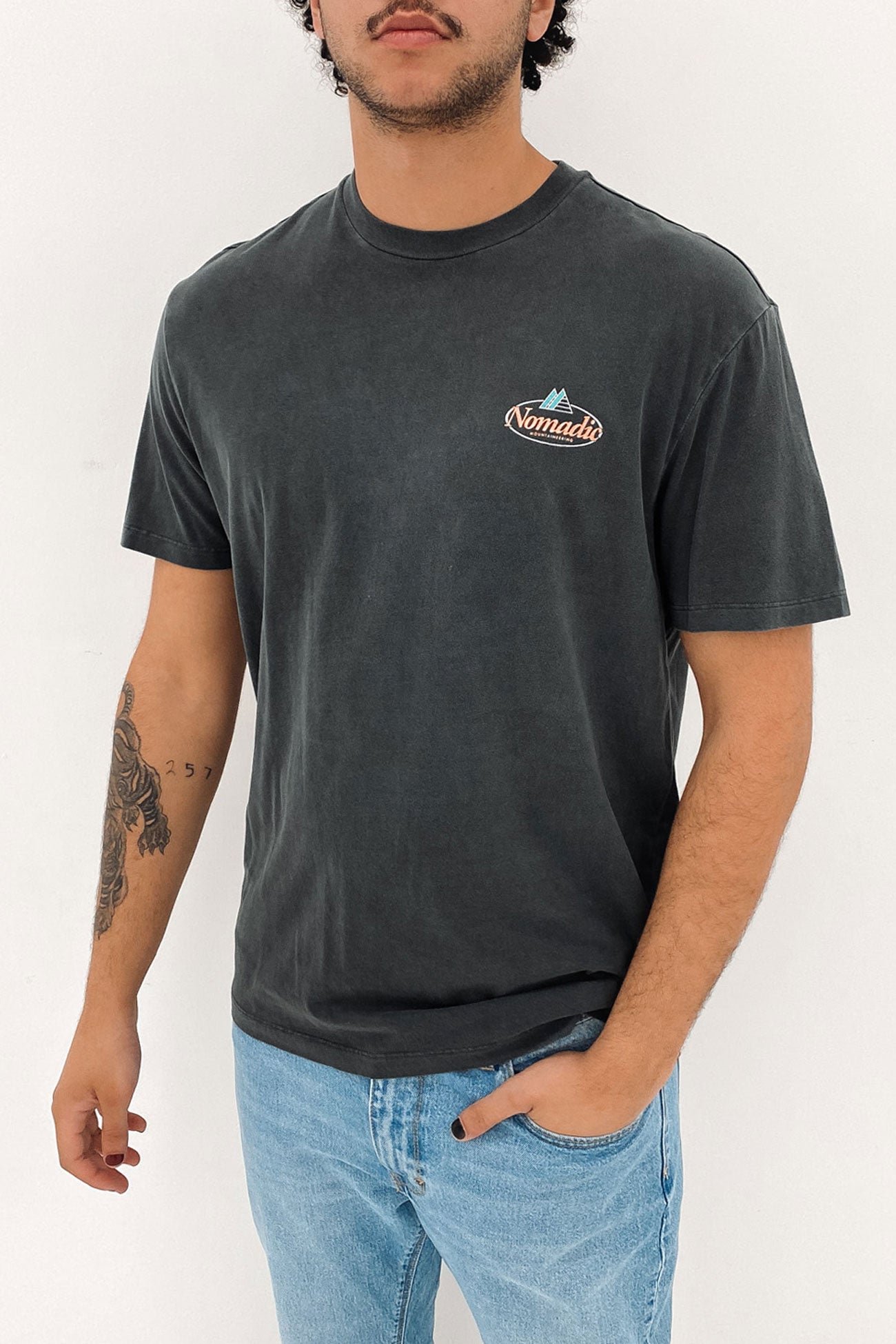 Alpine Relaxed Tee Pigment Asphalt