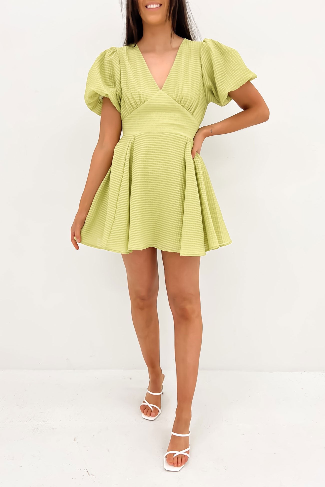 Amanda Mini Dress Green