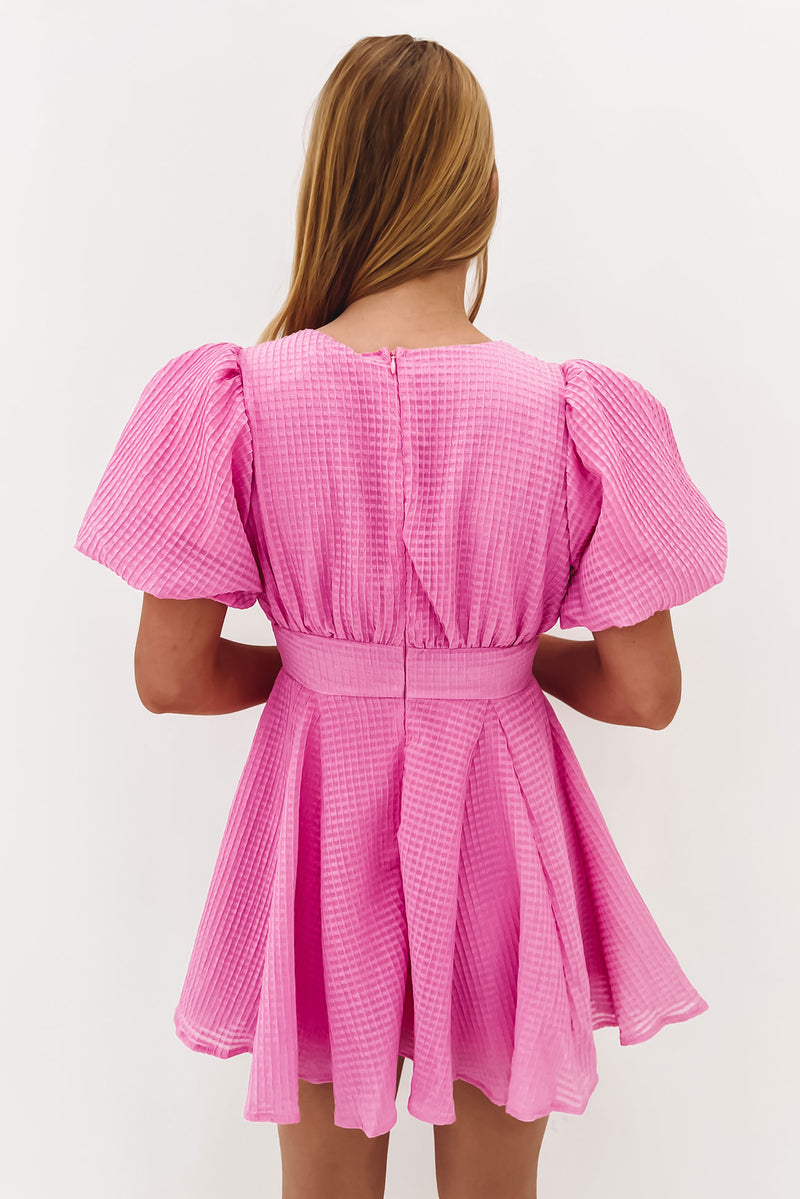 Amanda Mini Dress Pink - Jean Jail