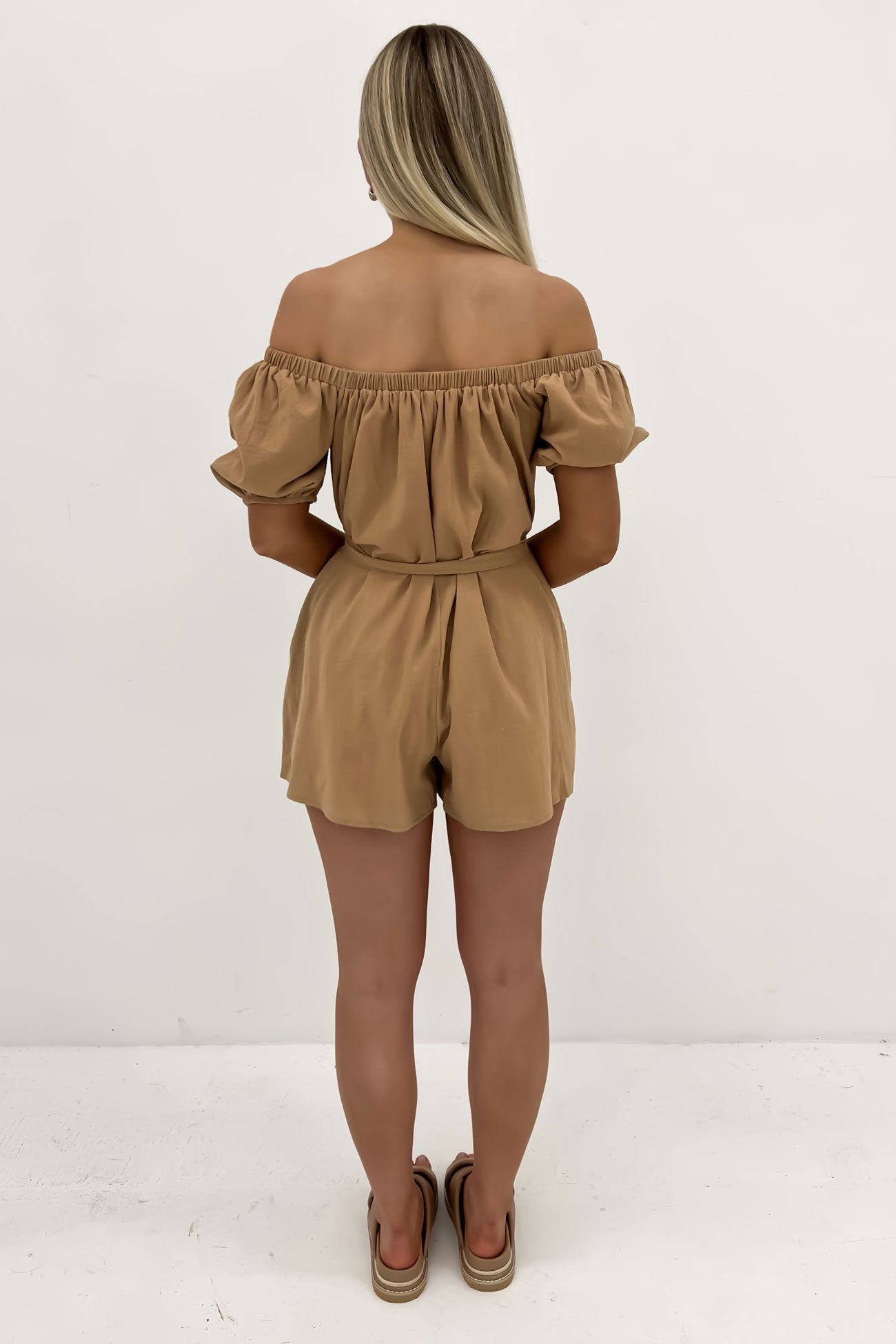 Amayah Playsuit Brown