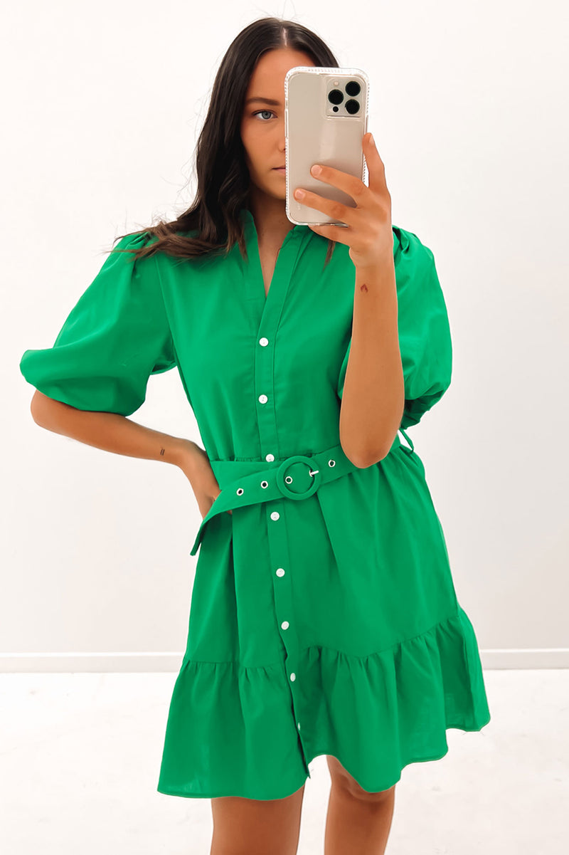 Amiee Mini Dress Green