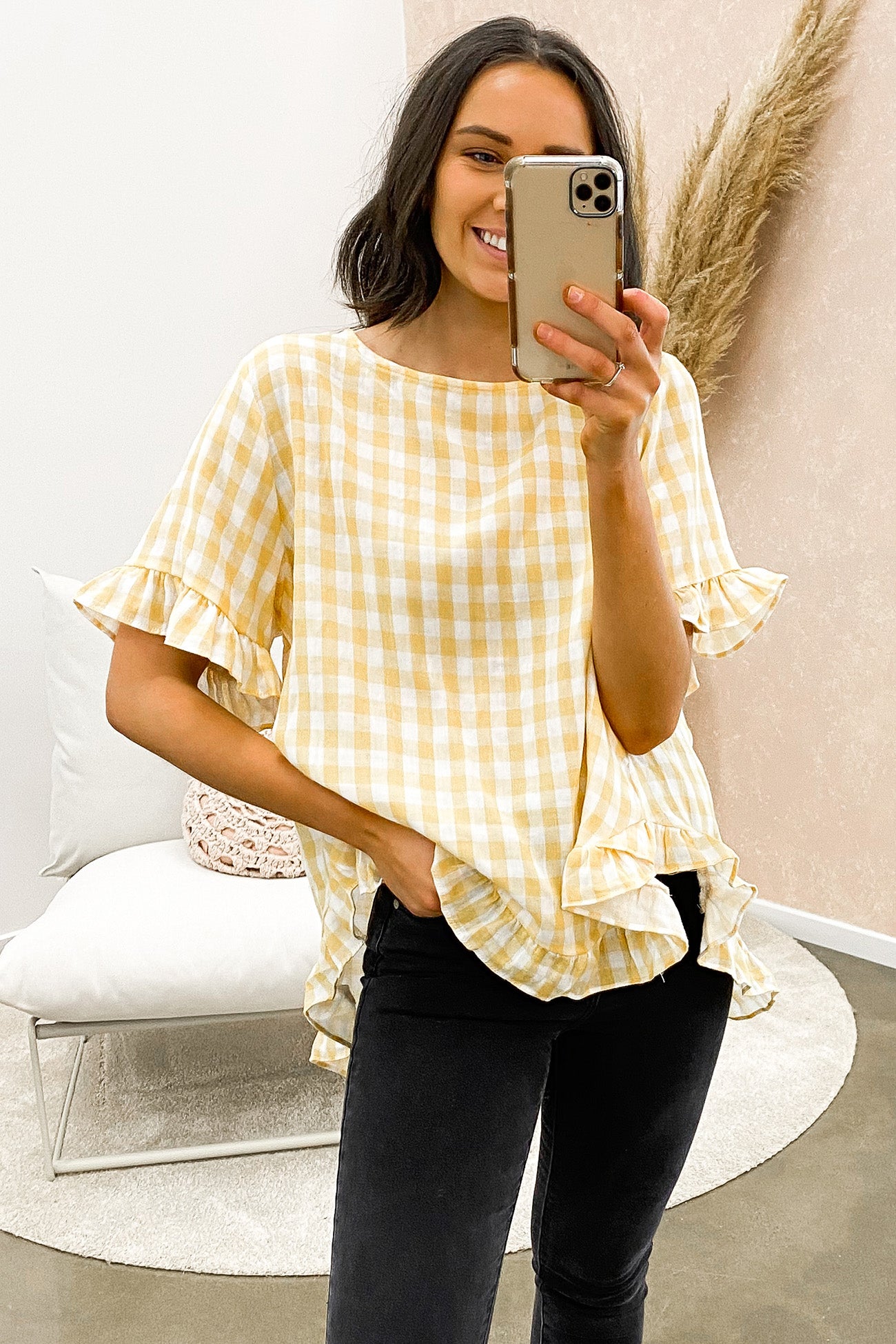 Amira Top Yellow